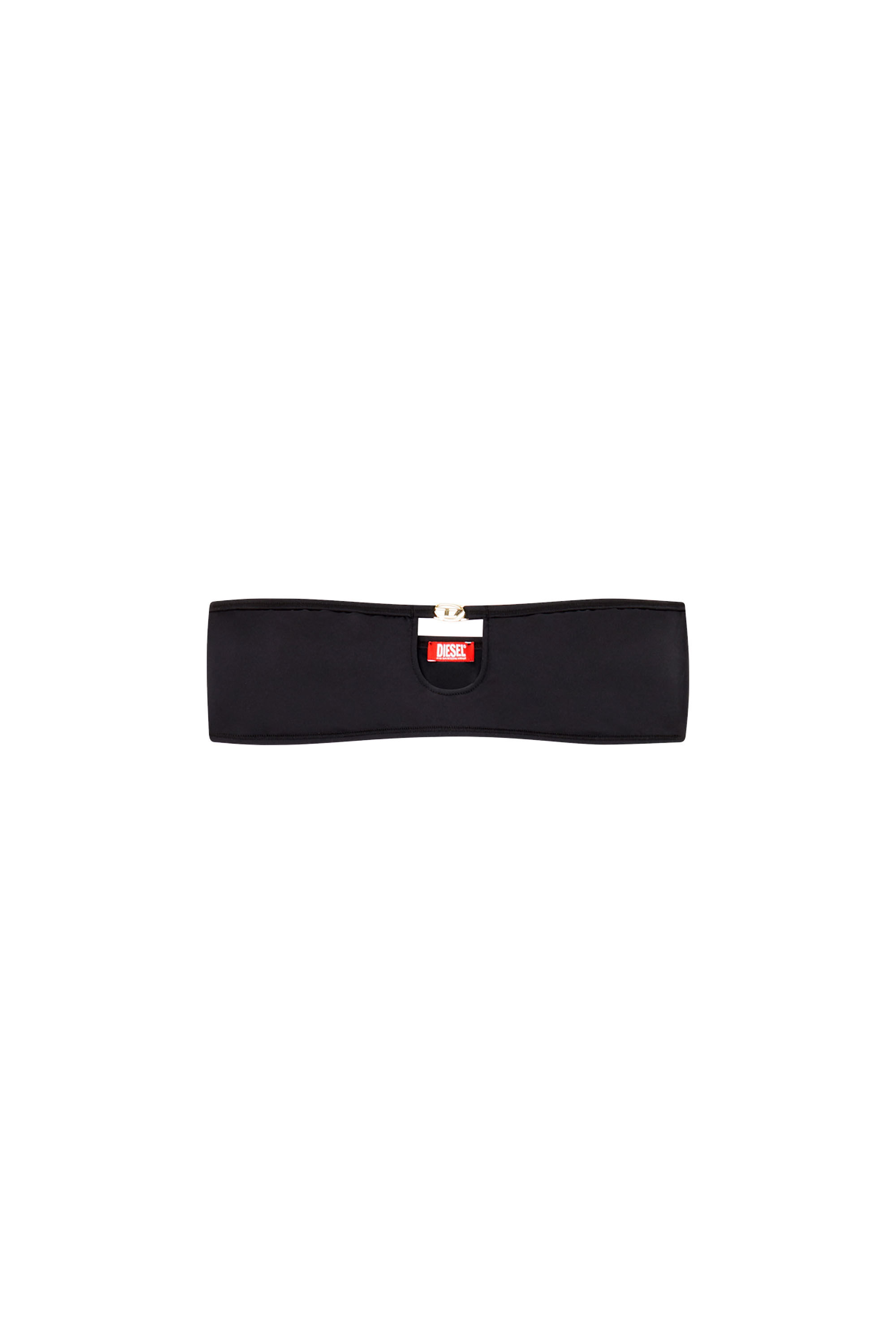 Diesel - ROCHELLE-UTLT, Reggiseno a fascia in con metallo Oval D Donna in Nero - 2
