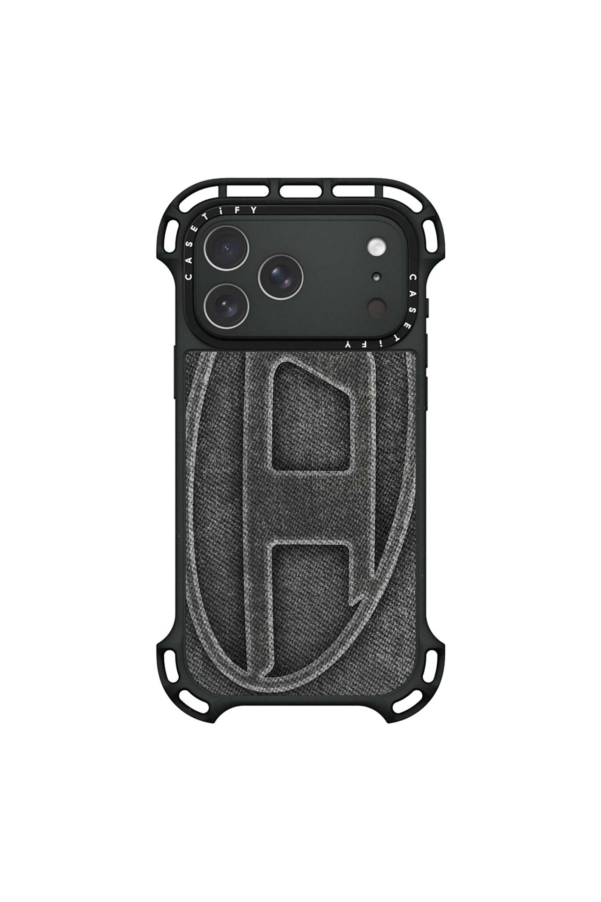 Diesel - 60599 MOULDED CASE, Unisex H&uuml;lle Oval D f&uuml;r iPhone 17 Pro Max in Schwarz - 1