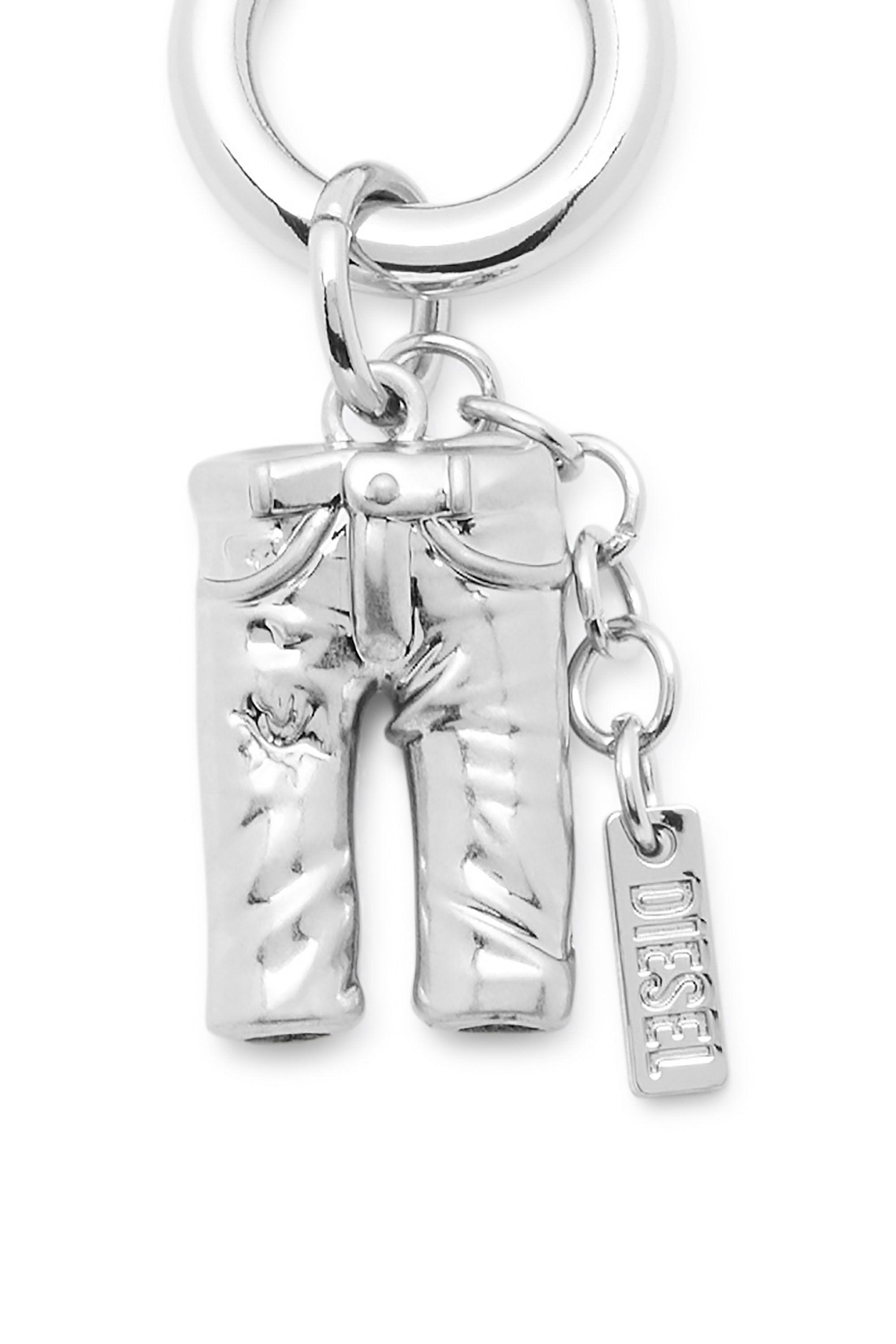 Diesel - CHARM-5PKT, Charm in metallo con dettaglio logo Unisex in Argento - 2