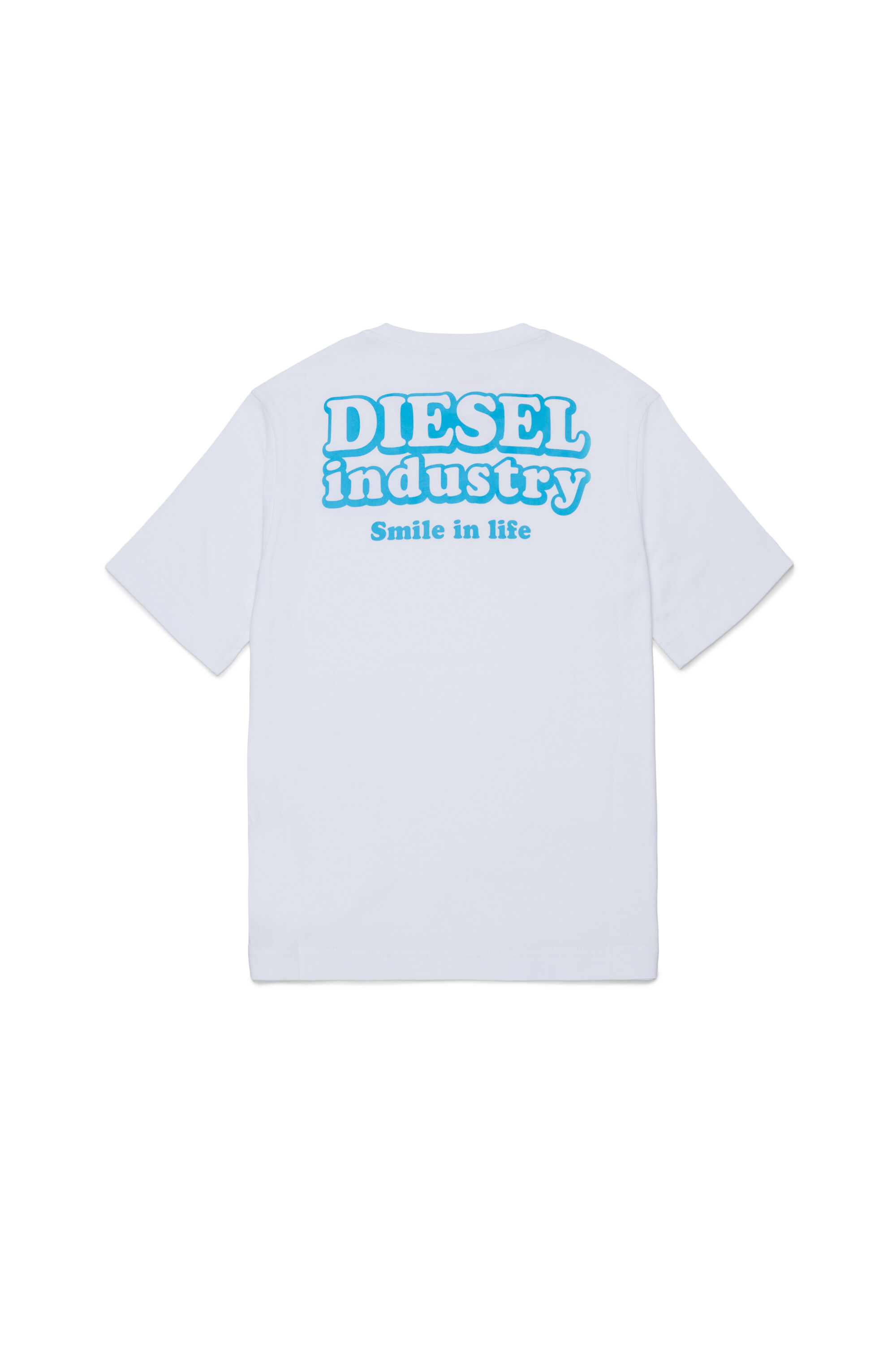 Diesel - TLODIM OVER, T-shirt con stampa Diesel Industry Uomo in Bianco - 2