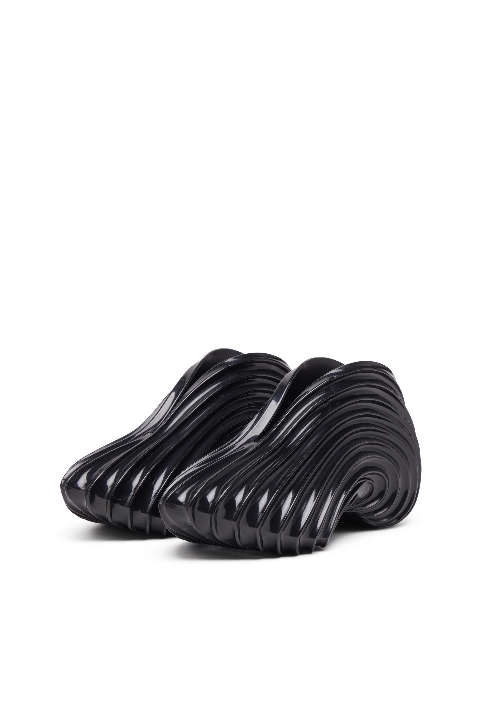 Diesel - MELISSA QUANTUM SNEAKERS X, Sneaker slip-on in Melflex® Unisex in Nero - 10