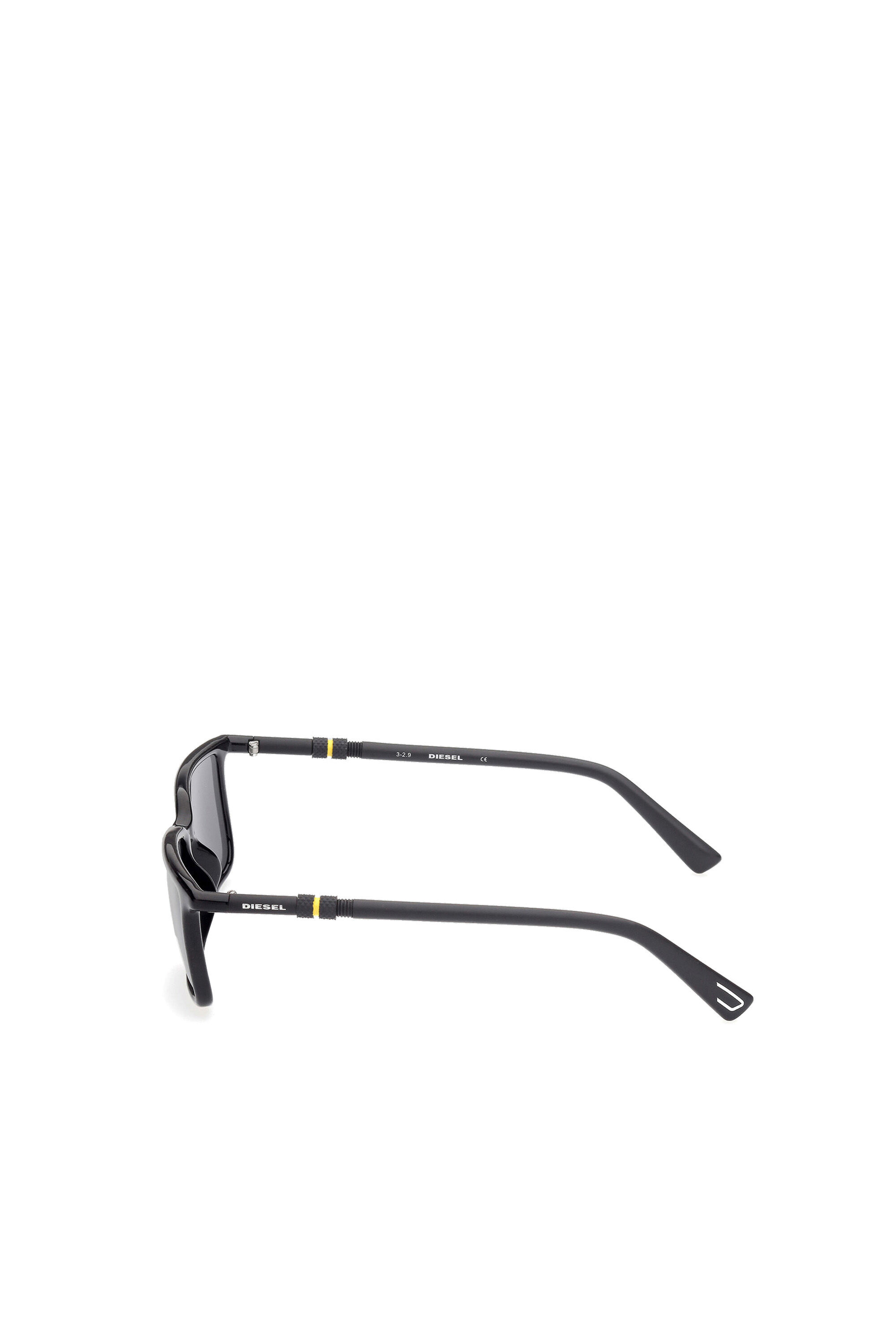 Diesel - DL0331, Lunettes de vue avec forme navigateur Homme in Noir - 3