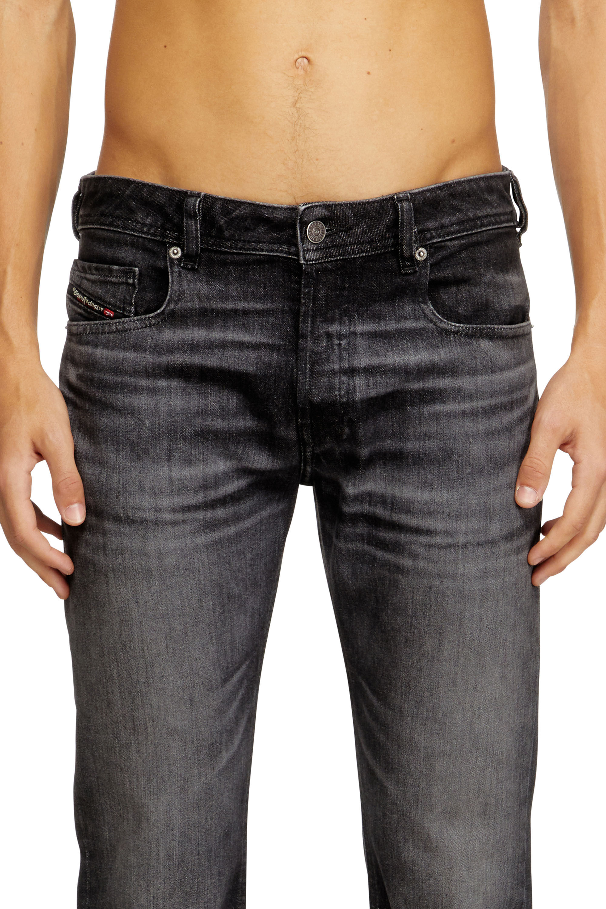 Diesel - Bootcut Jeans 2007 Zatiny 09N48 Homme, Noir/Gris foncé - Image 5
