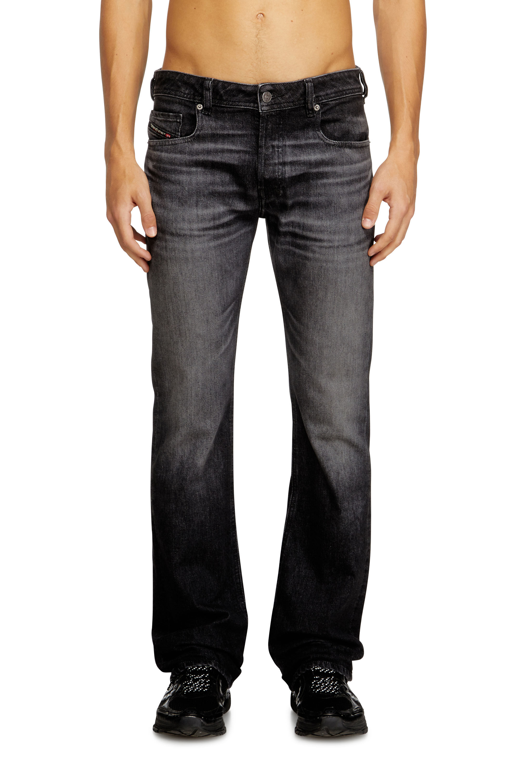 Diesel - Bootcut Jeans 2007 Zatiny 09N48 Homme, Noir/Gris foncé - Image 3