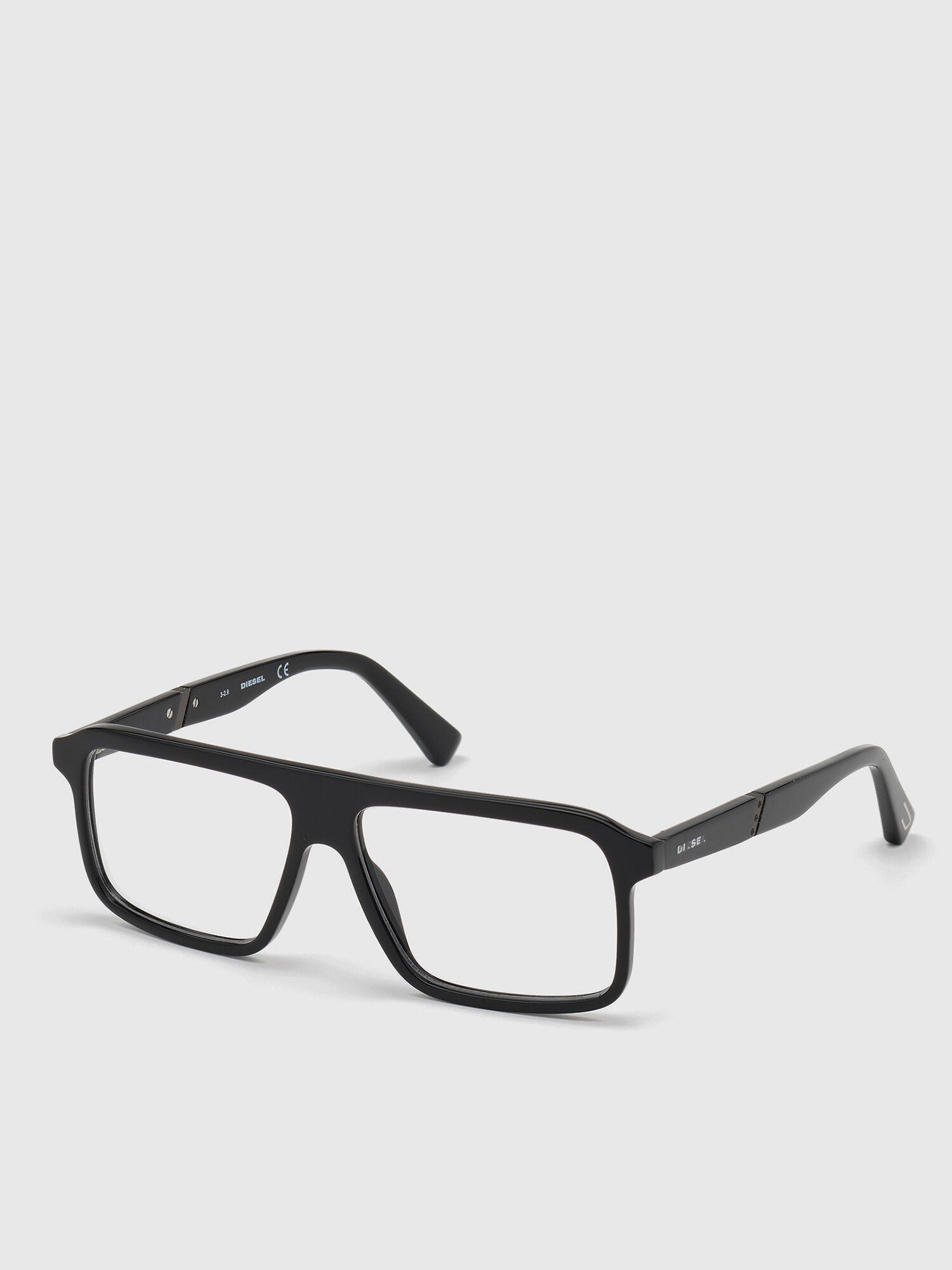 Diesel - DL5370, Herren Navigator-Brille aus Acetat in Schwarz - 2