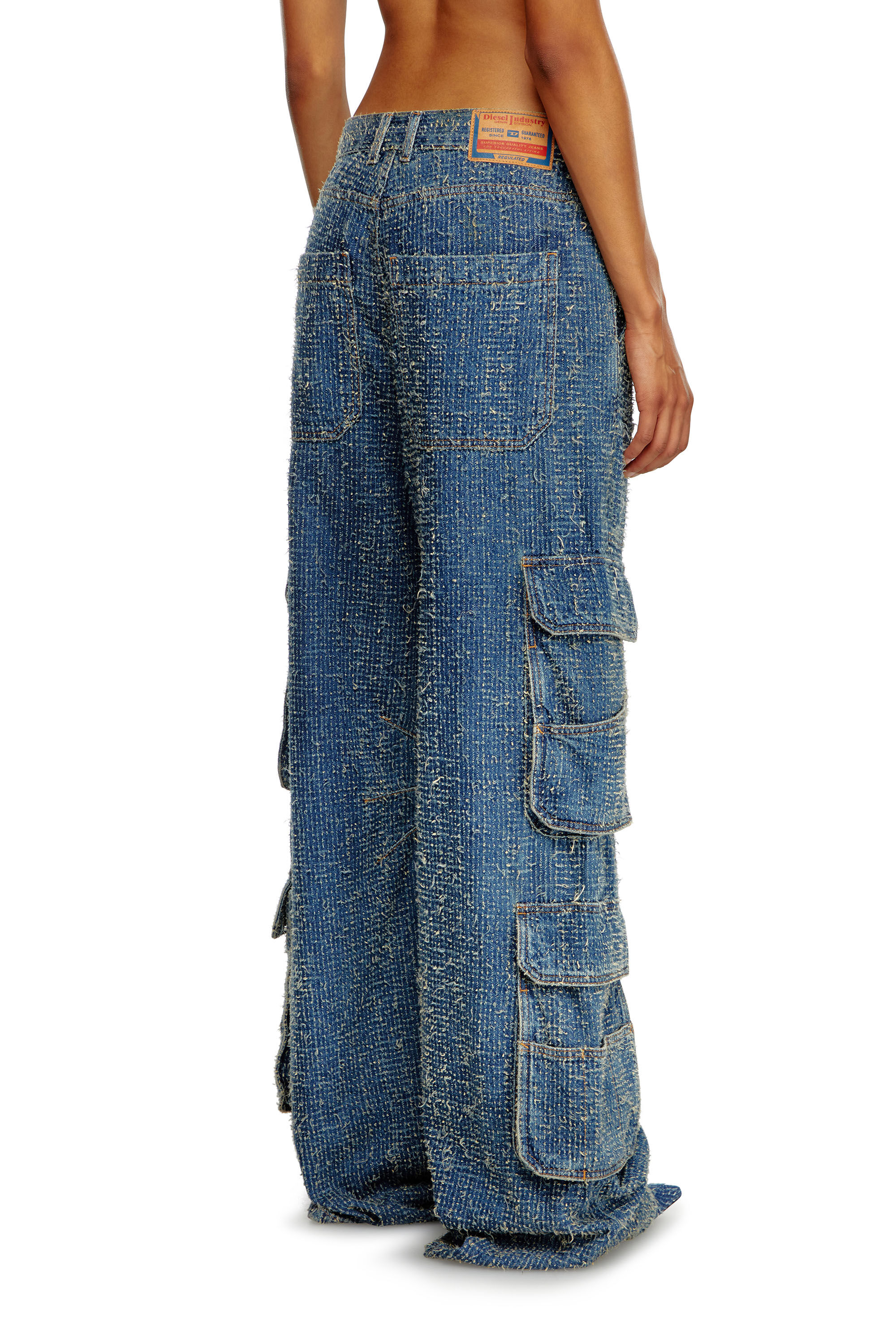 Diesel - Damen Straight Jeans 1996 D-Sire 0PGAH, Mittelblau - Image 4