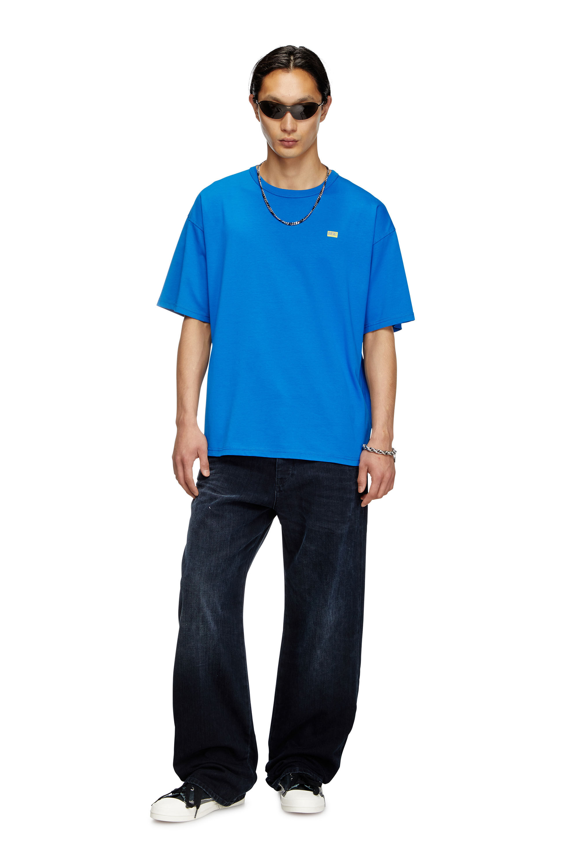 Diesel - T-BOXT-R30, Herren T-Shirt mit kleinem Logo in Blau - 1