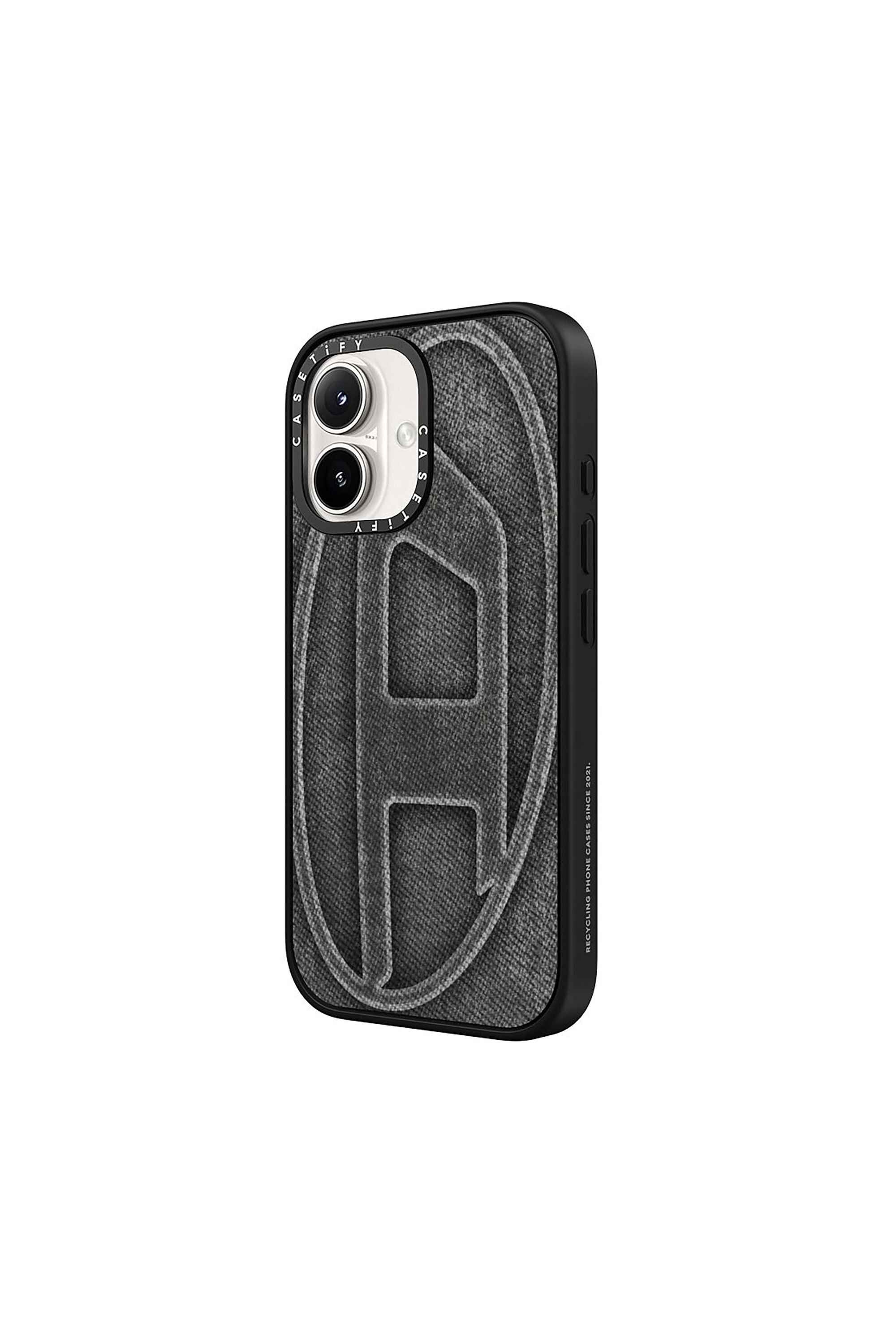 Diesel - 60578 MOULDED CASE, Custodia Oval D impact per iPhone 16 Unisex in Nero - 2