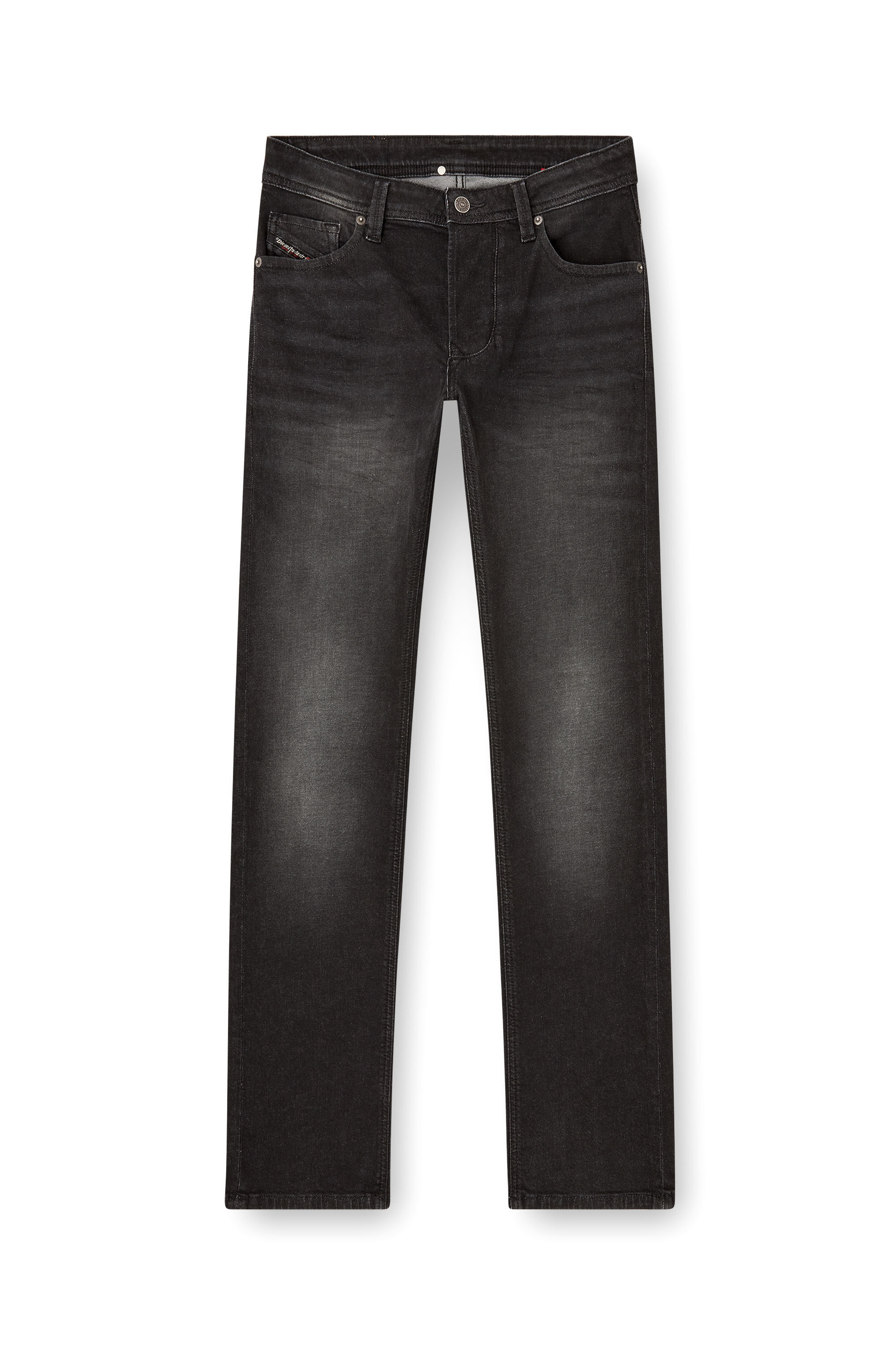 Diesel - Regular Jeans 1985 Larkee 0DBDT Uomo, Nero/Grigio scuro - Image 2