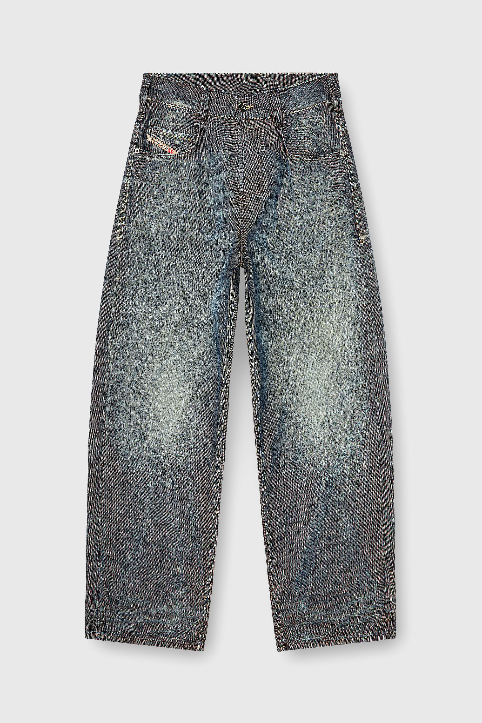 Diesel - Relaxed Jeans 1997 D-Enim-M 007EM Mixte, Bleu Fonc&eacute; - Image 8