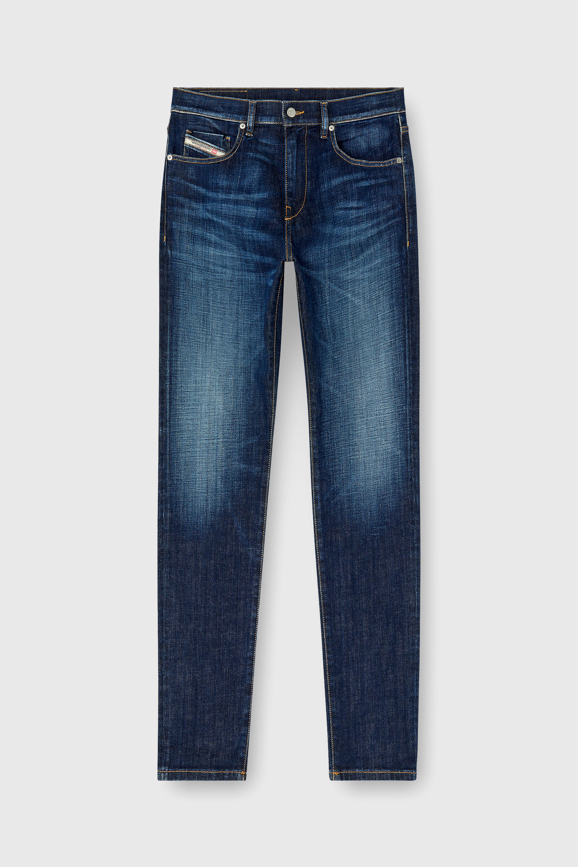Diesel - Slim Jeans 2019 D-Strukt 09L61 Homme, Bleu moyen - Image 6