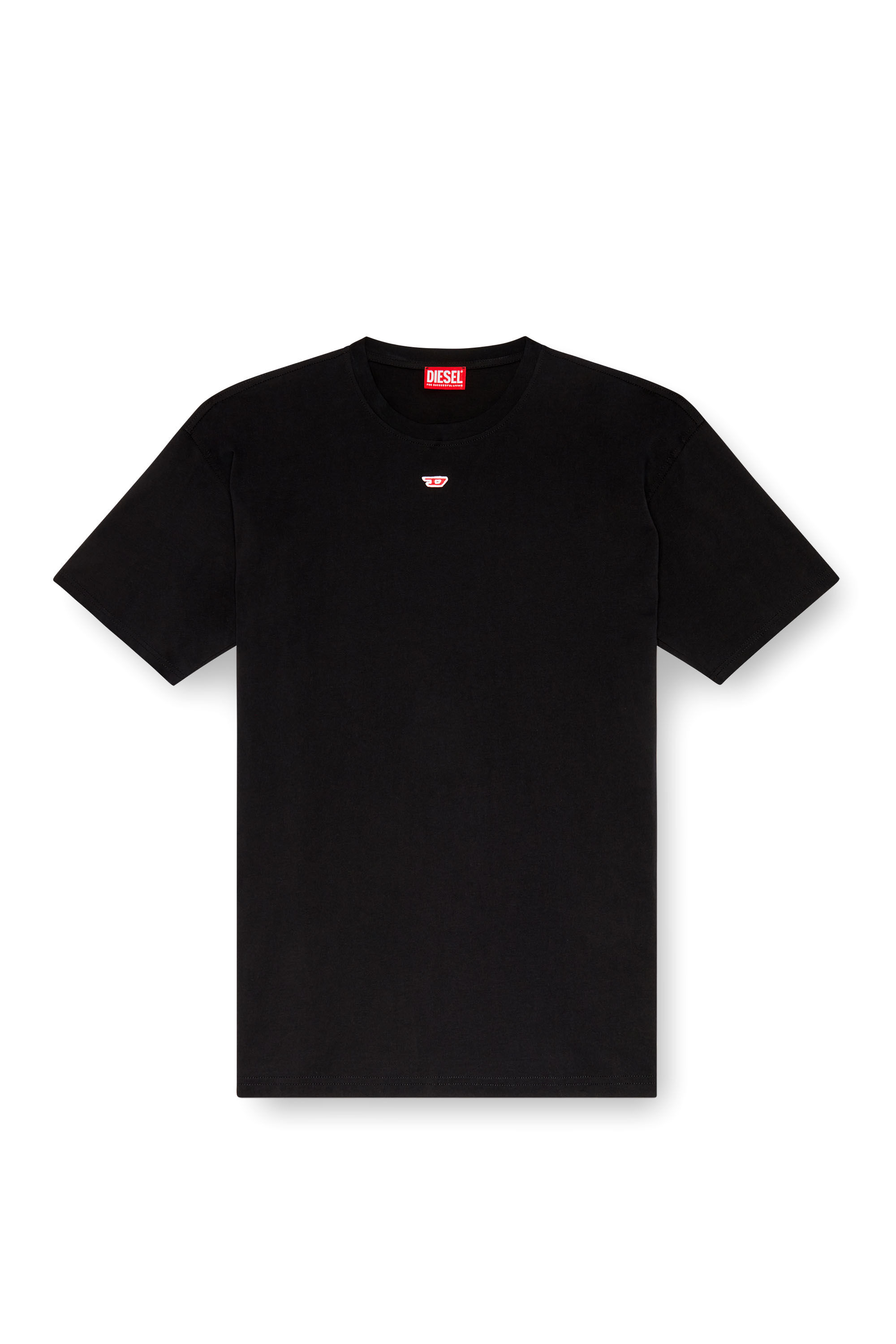 Diesel - T-BOXT-D, T-shirt avec empiècement D brodé Mixte in Noir - 2