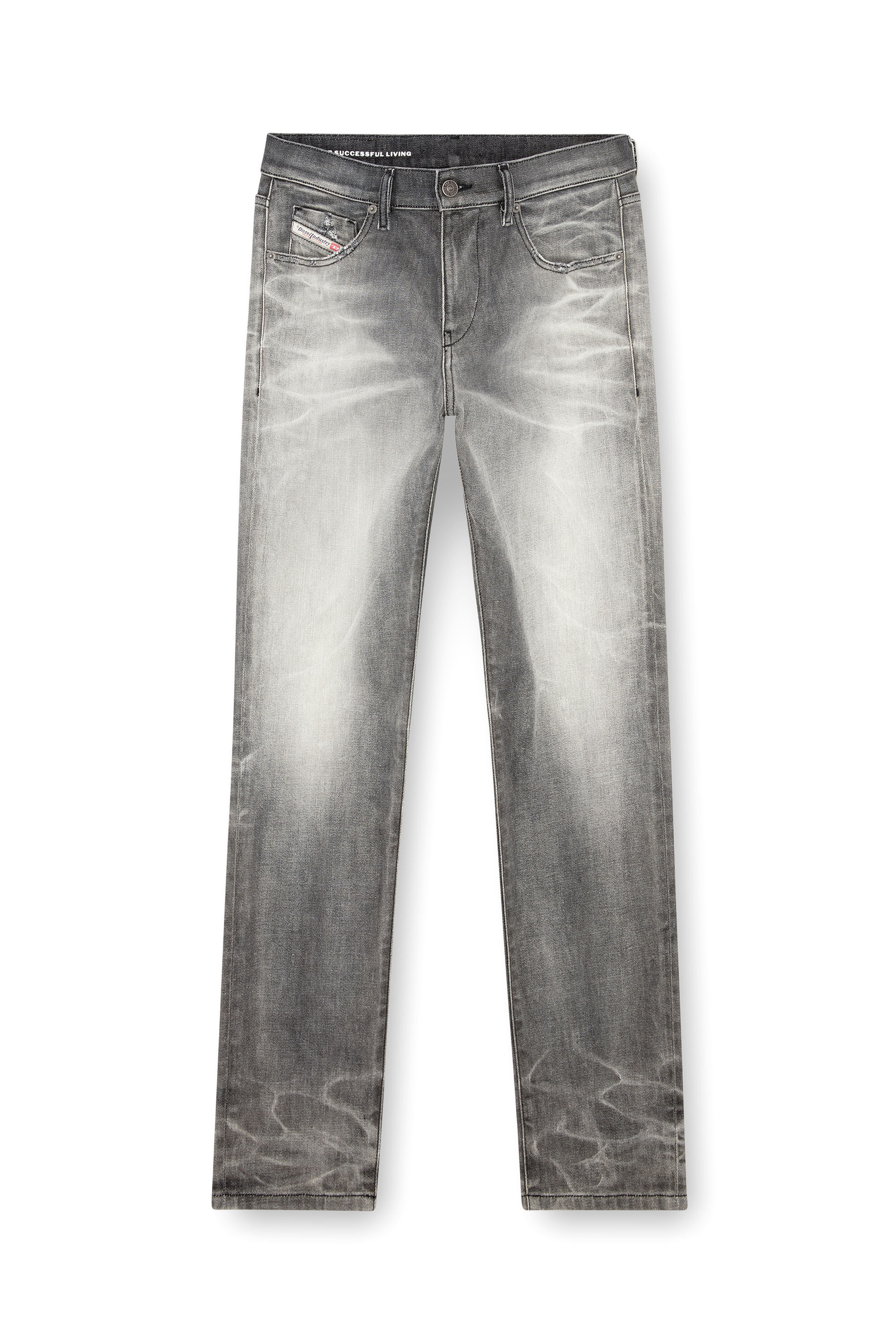 Diesel - Uomo Slim Jeans 2019 D-Strukt 09J58, Grigio scuro - Image 2