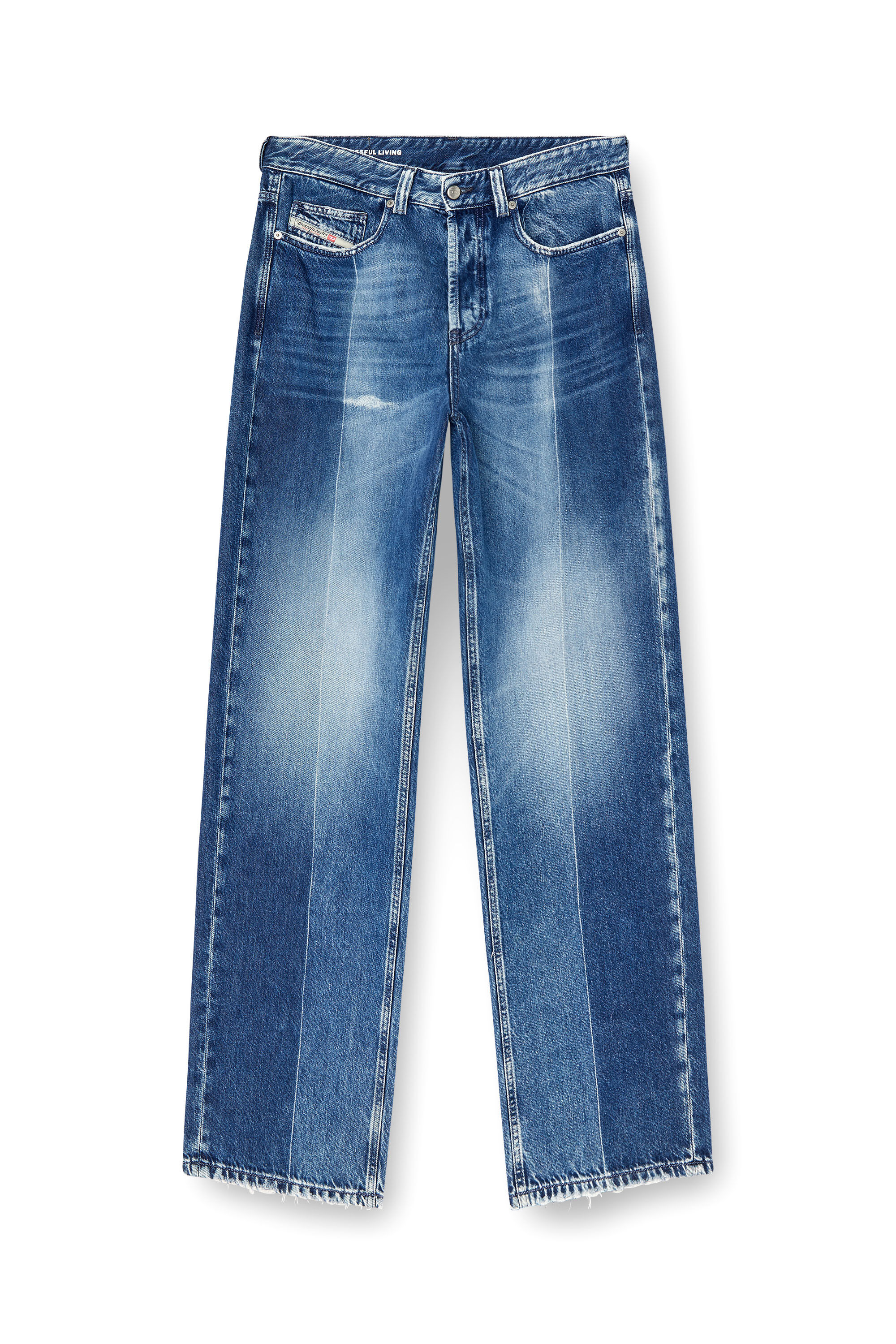 Diesel - Herren Relaxed Jeans 2001 D-Macro 09L48, Mittelblau - 2