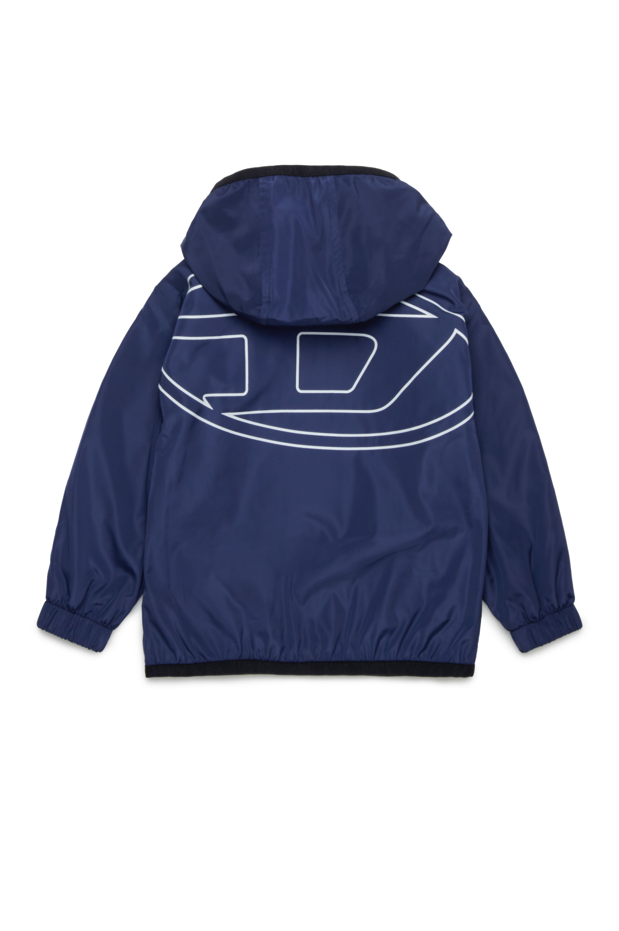 Diesel - JFLOGB, Veste à capuche avec mega imprimé Oval D Mixte in Bleu - 2