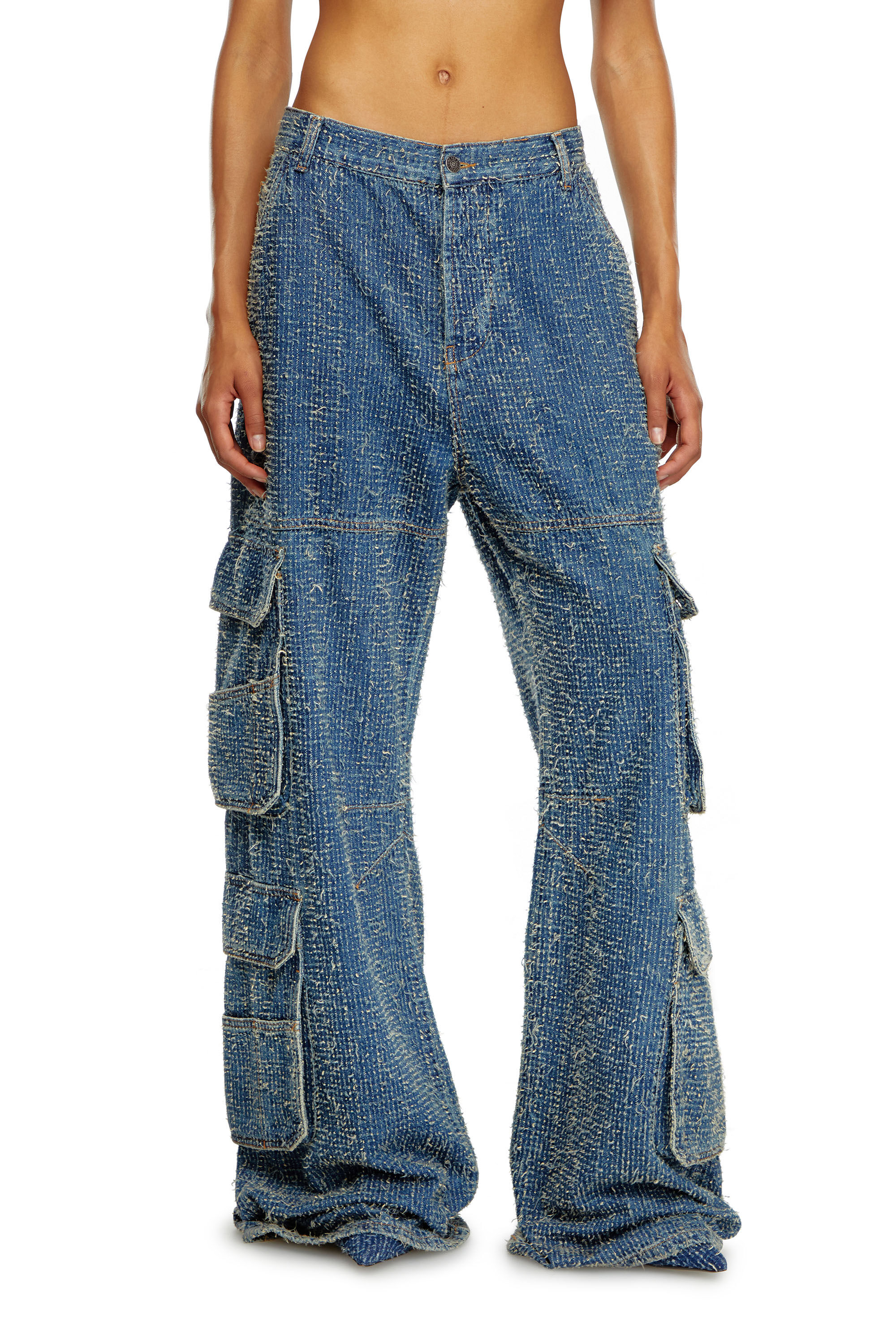 Diesel - Donna Straight Jeans 1996 D-Sire 0PGAH, Blu medio - Image 3