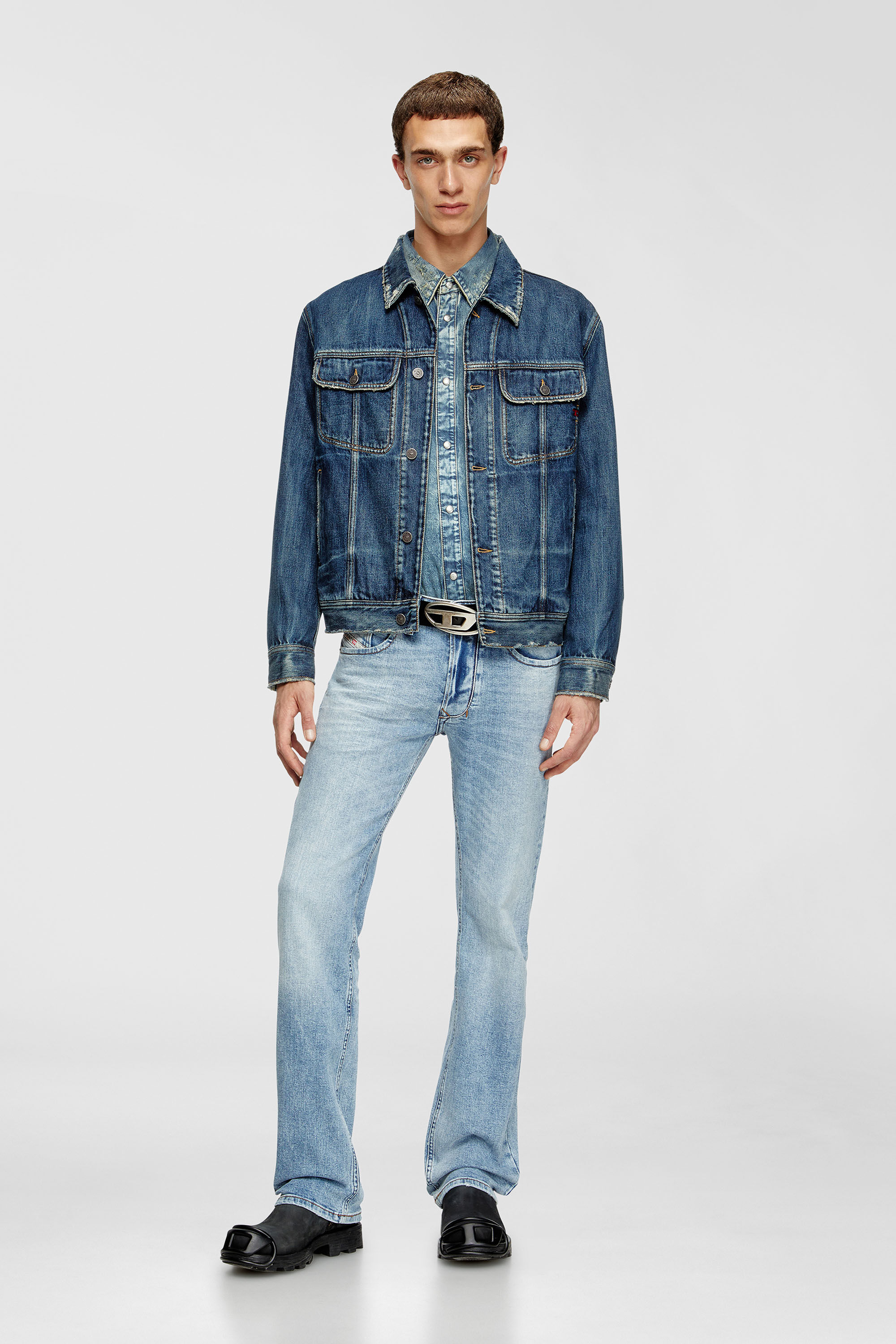 Diesel - Regular Jeans 1985 Larkee 0DBDV Homme, Bleu Clair - Image 1