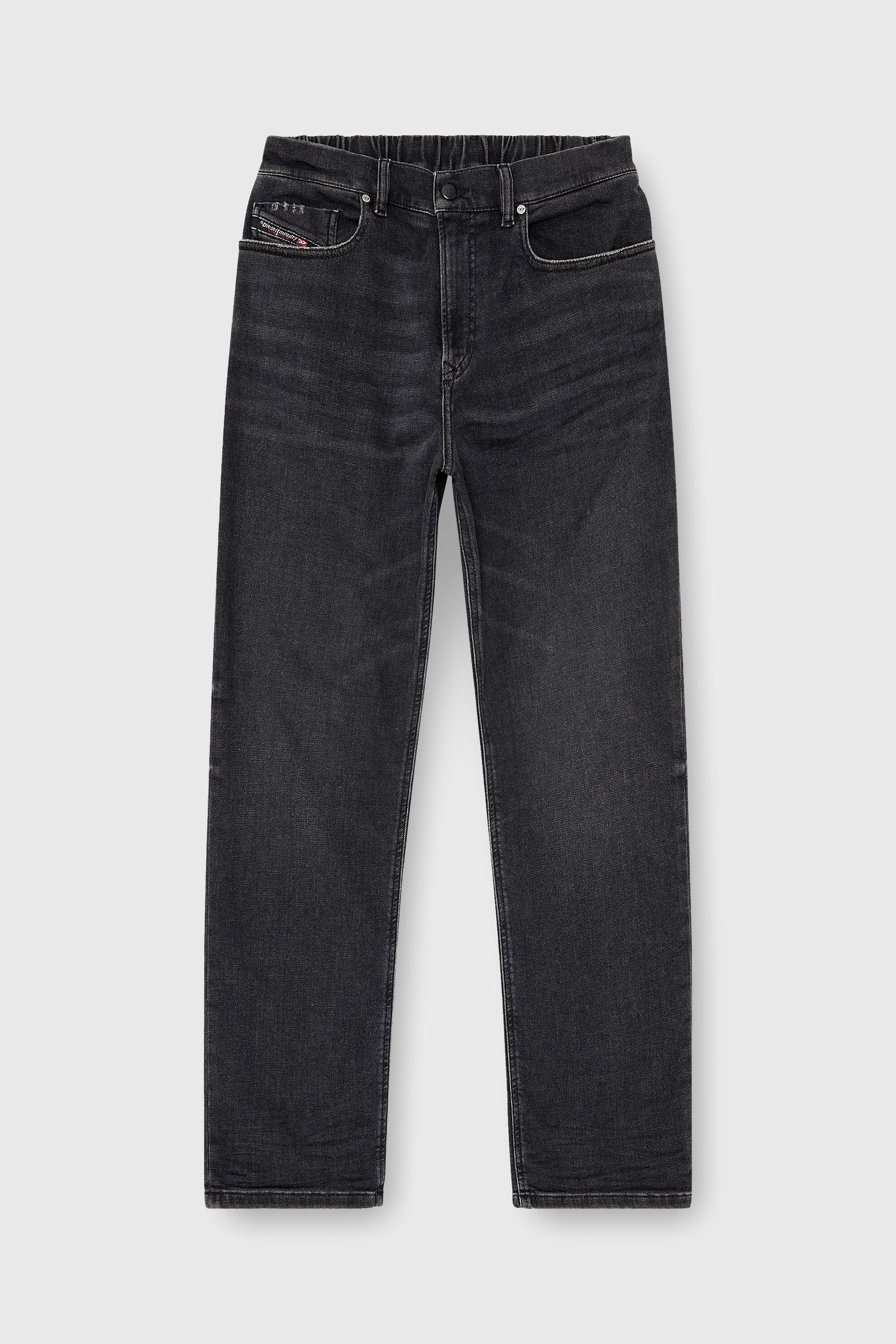 Diesel - Regular 2090 D-Veekley Joggjeans&reg; 09P92 Uomo, Nero/Grigio scuro - Image 4