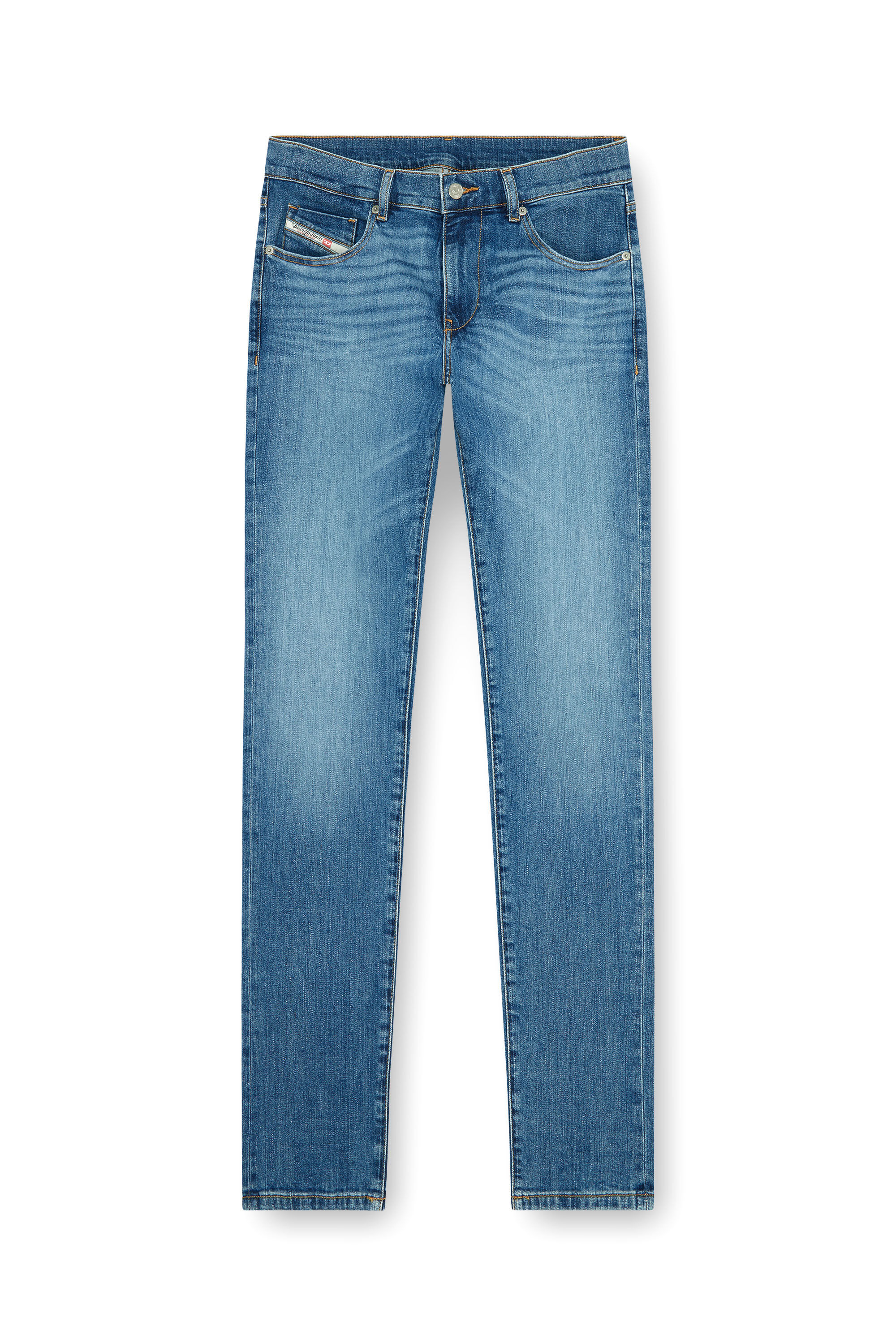 Diesel - Slim Jeans 2019 D-Strukt 0KIAL Homme, Bleu Clair - Image 6