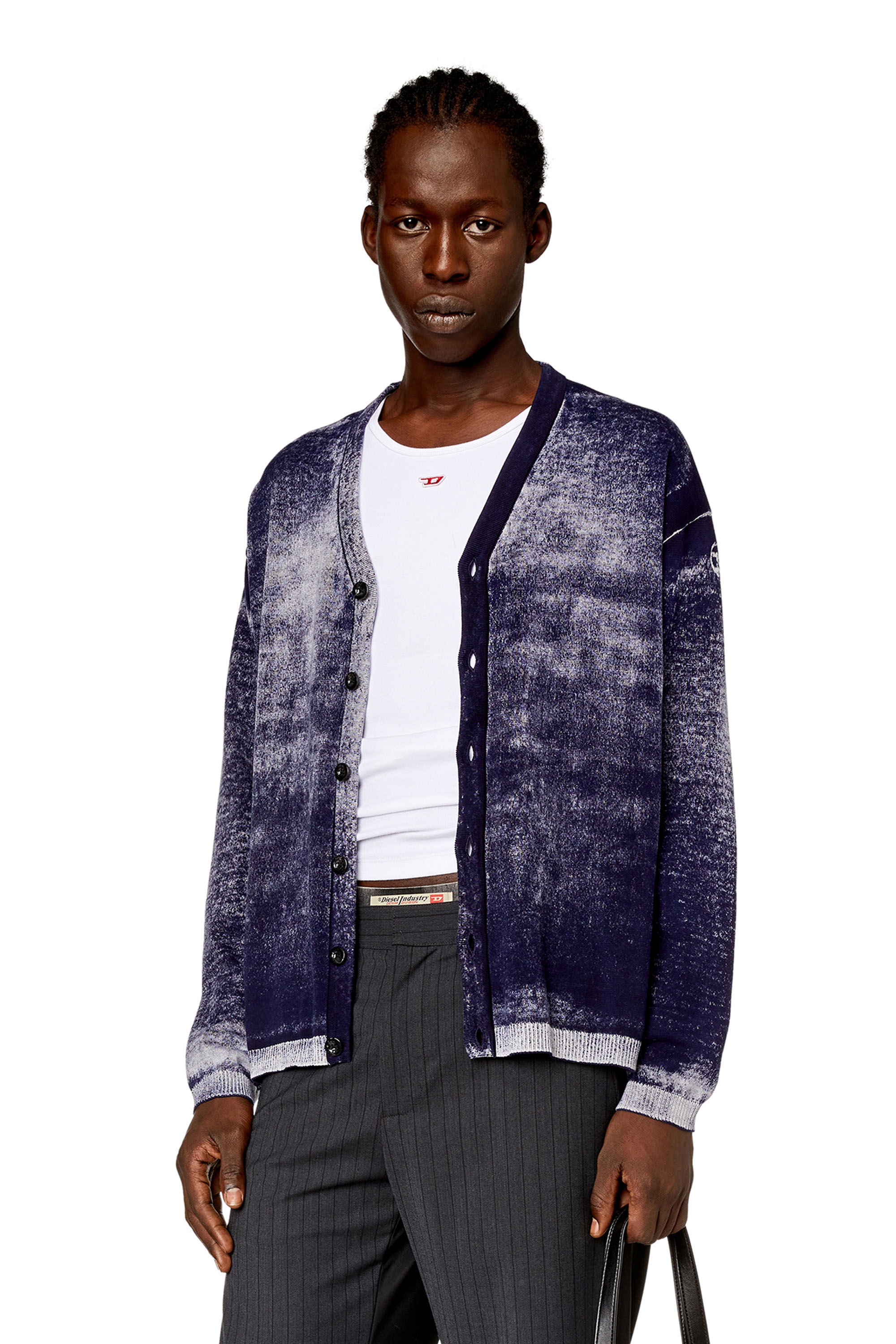 Diesel - K-LARENCE-CARDIGAN-B, Dunkelblau - Image 3