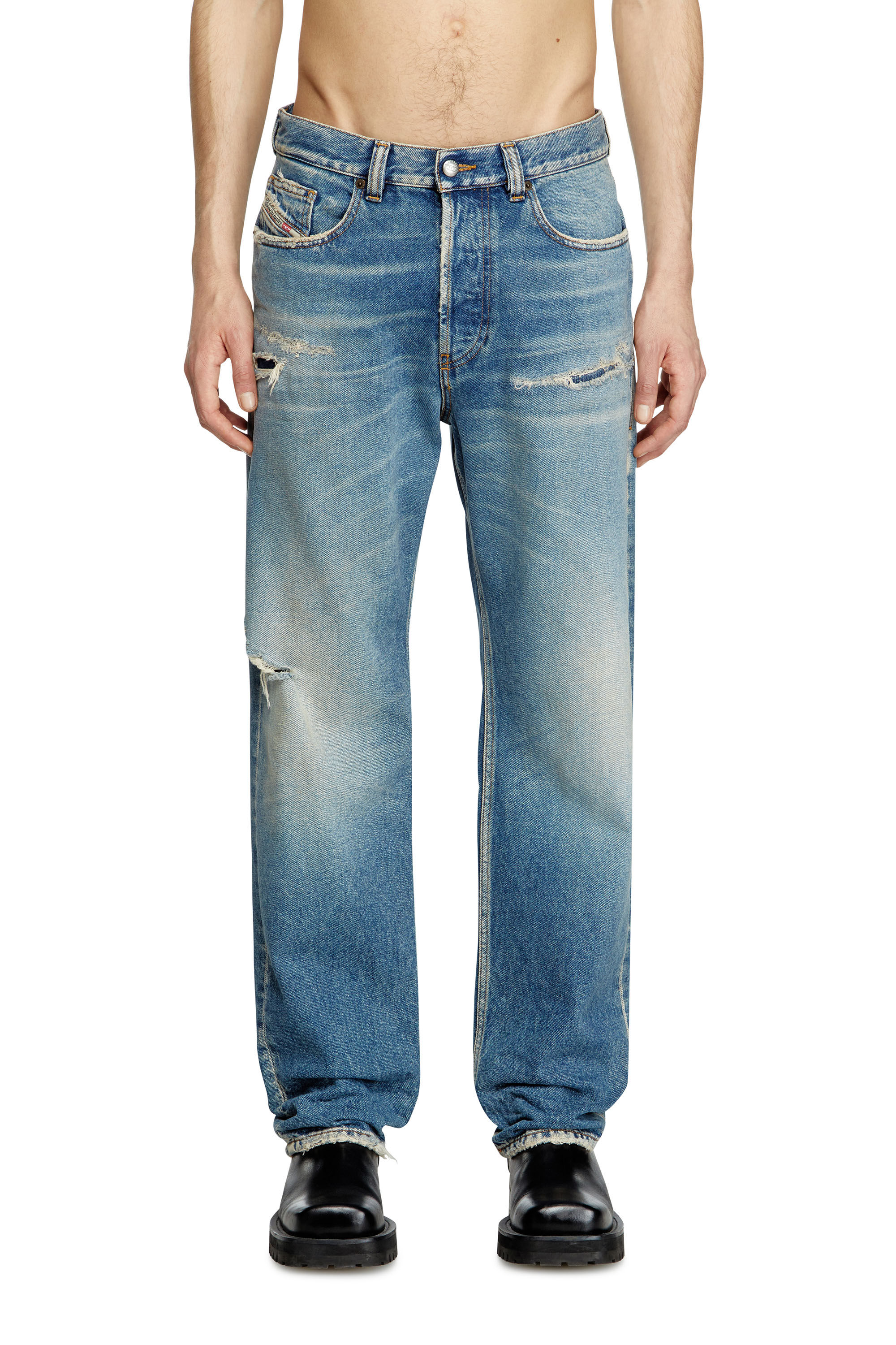 Diesel - Regular Jeans 2010 D-Macs 09L43 Uomo, Blu medio - Image 3