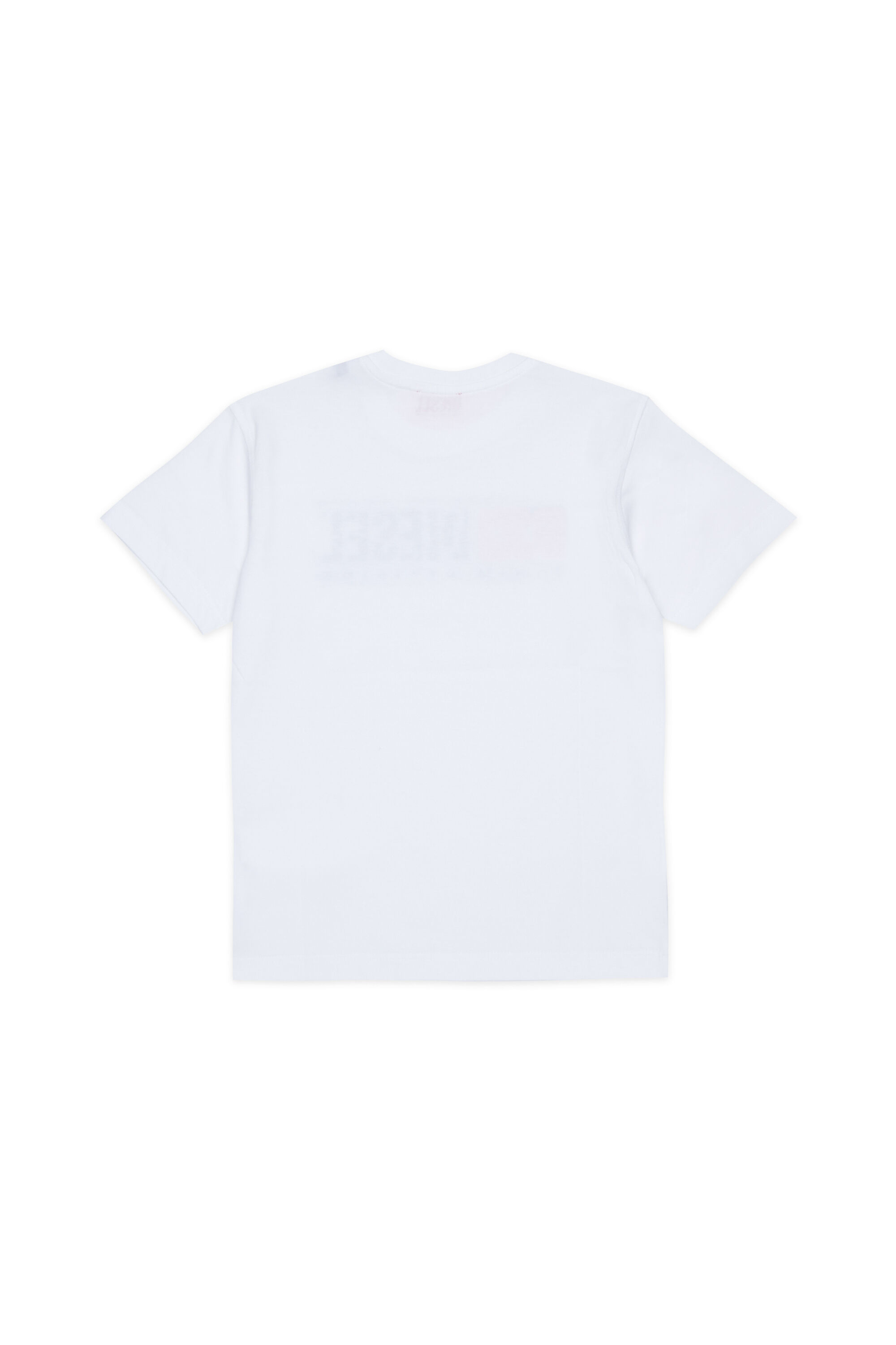 Diesel - TLOMIX, Herren T-shirt mit distressed Logo-Print in Wei&szlig; - 2
