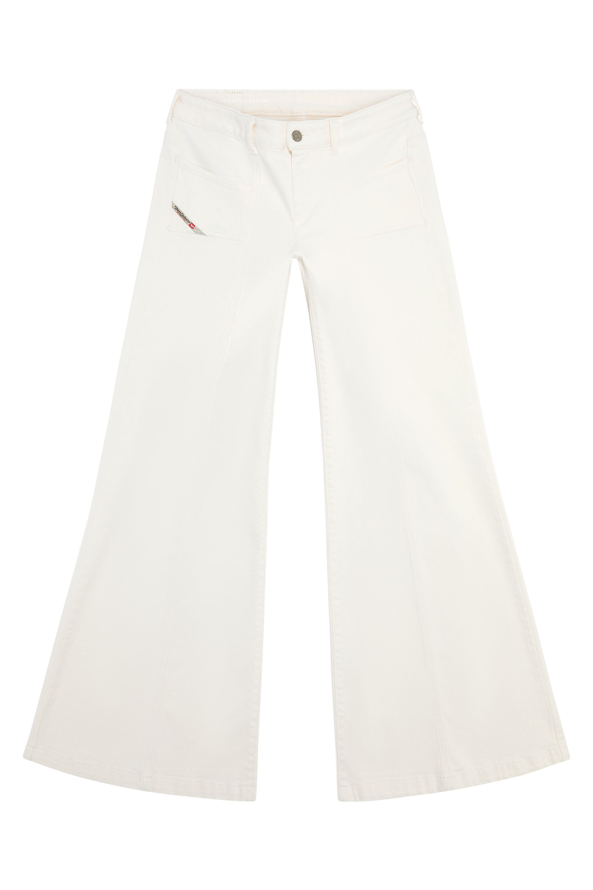 Diesel - Bootcut and Flare Jeans D-Akii 09J68, White - Image 2