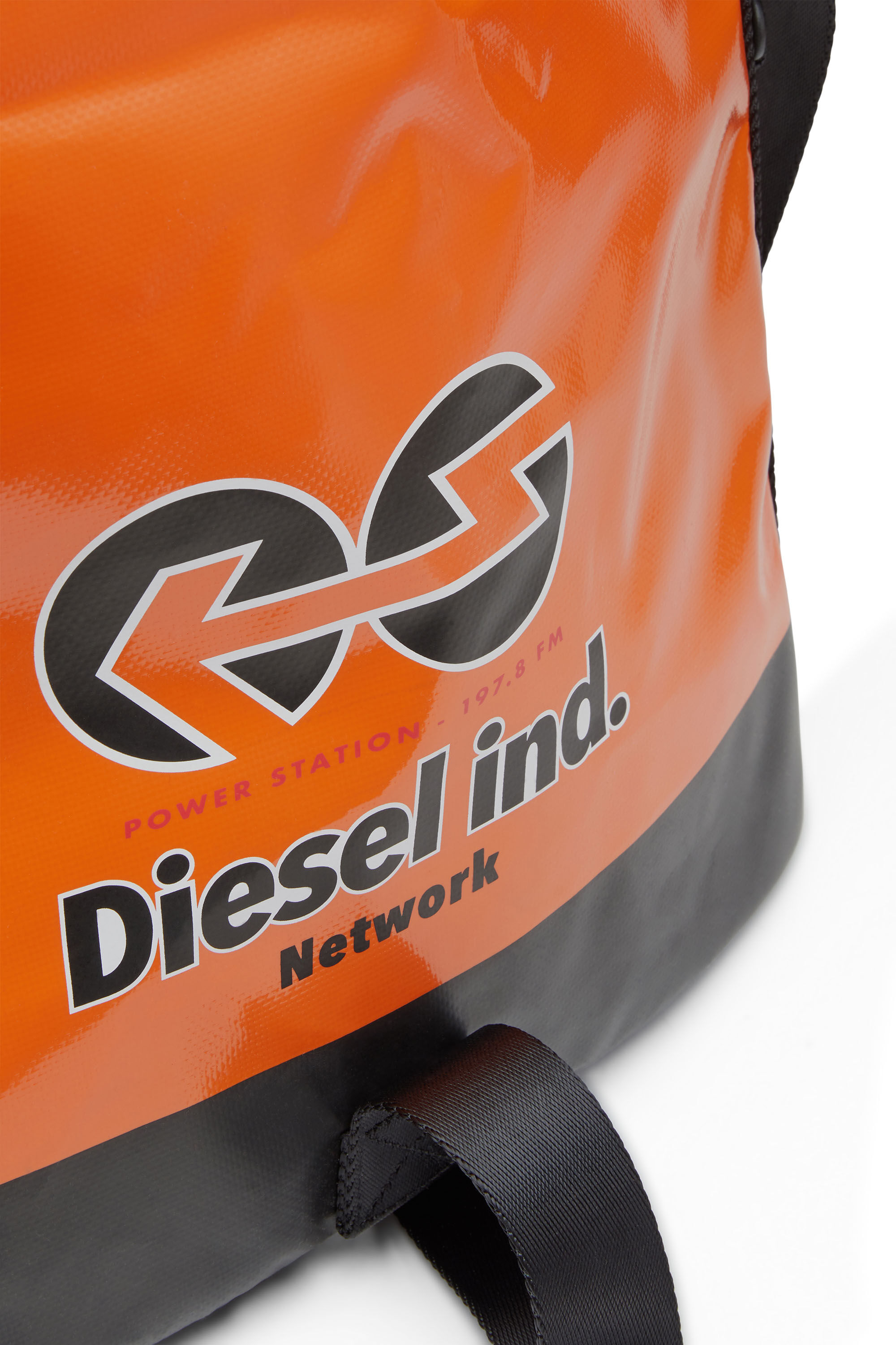 Diesel - TRAP/D SHOULDER BAG M, Arancione - Image 5