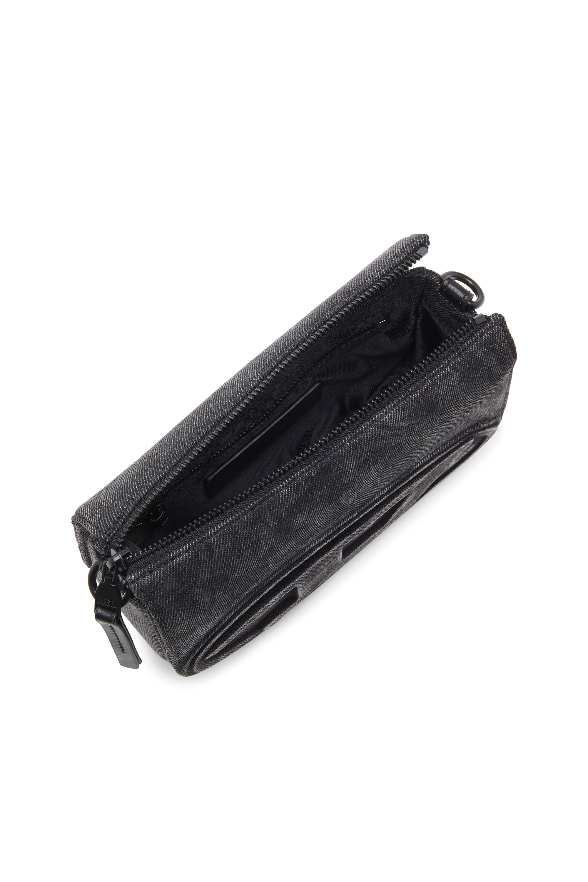 Diesel - 1DR CAMERA BAG, 1DR-Sac Camera en denim stonewashed Mixte in Noir - 5