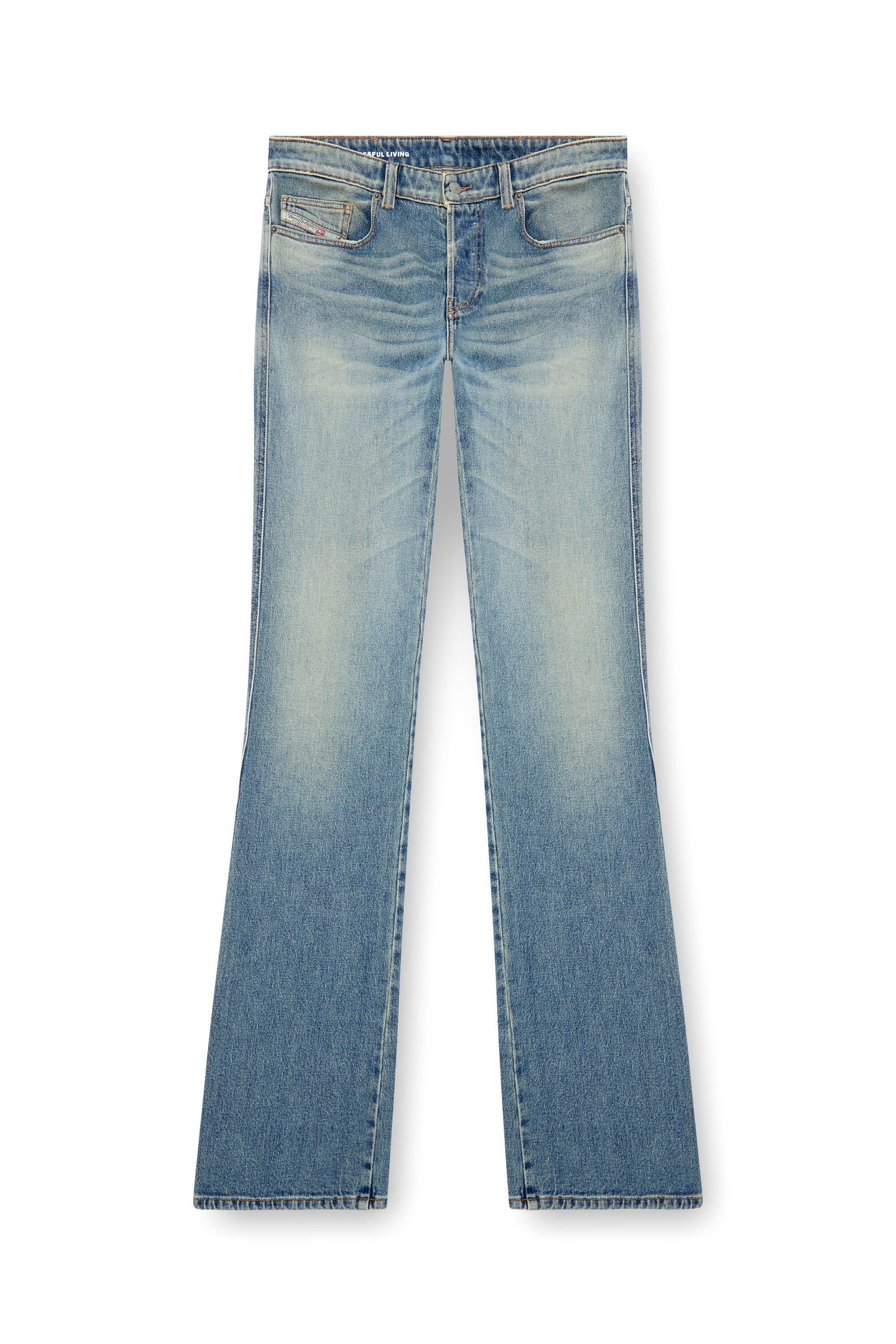 Diesel - Homme Bootcut Jeans 1998 D-Buck 09J55, Bleu Clair - Image 2