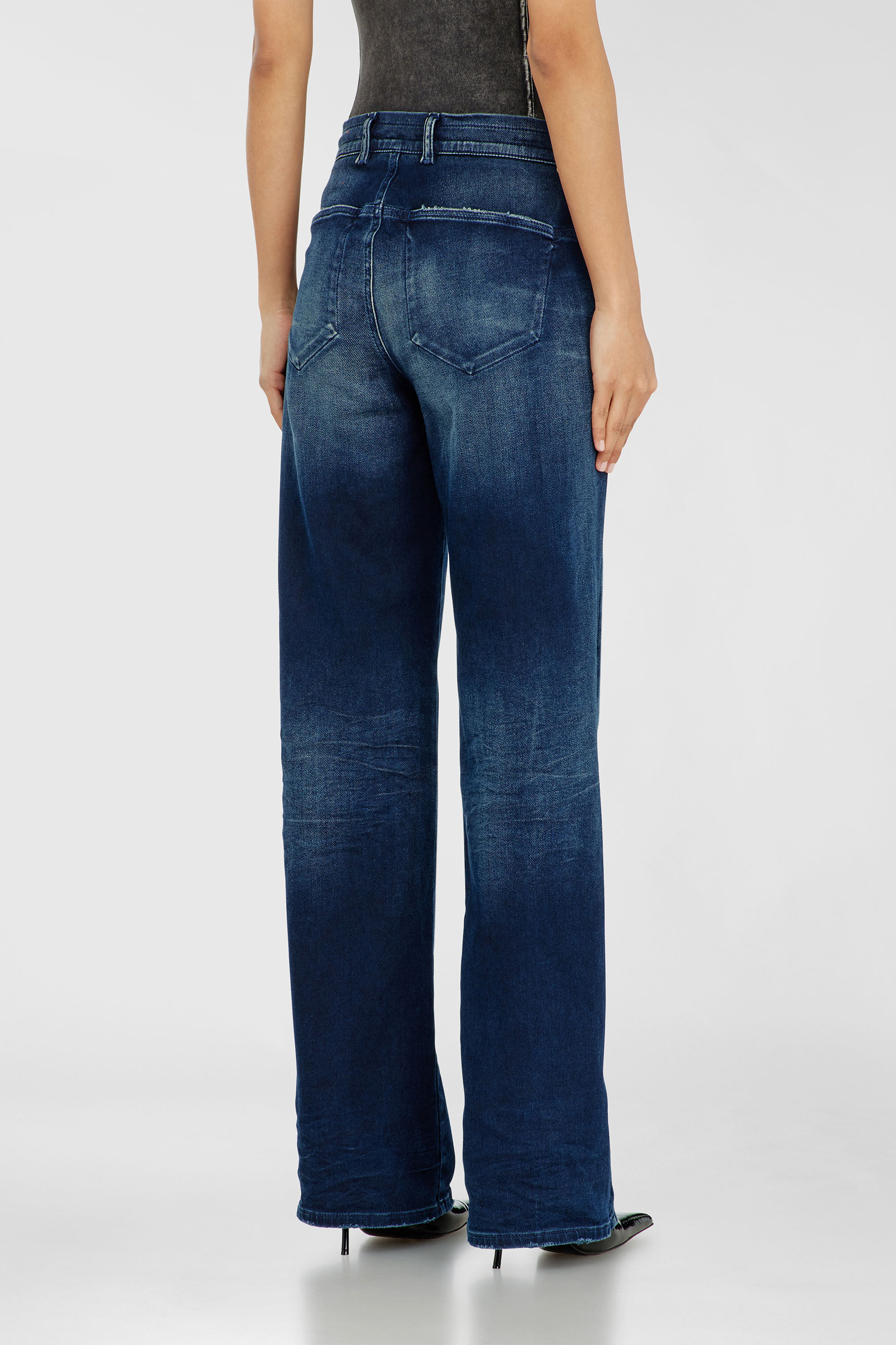 Diesel - Regular 2071 D-Meel Joggjeans&reg; 09P93 Femme, Bleu Fonc&eacute; - Image 3