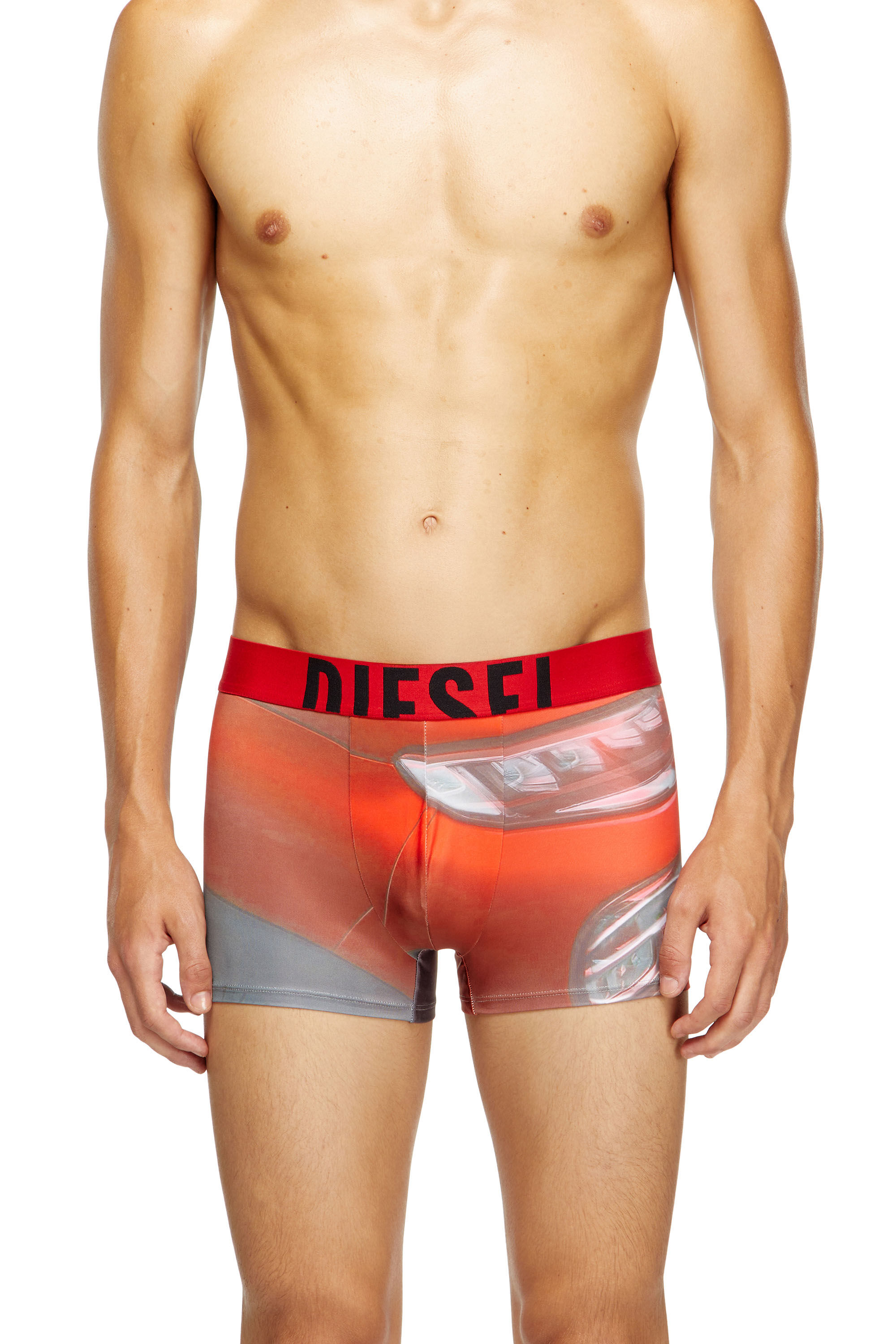 Diesel - DAMIEN-D-POP-40, Boxer con stampa Pop Uomo in Rosso - 1