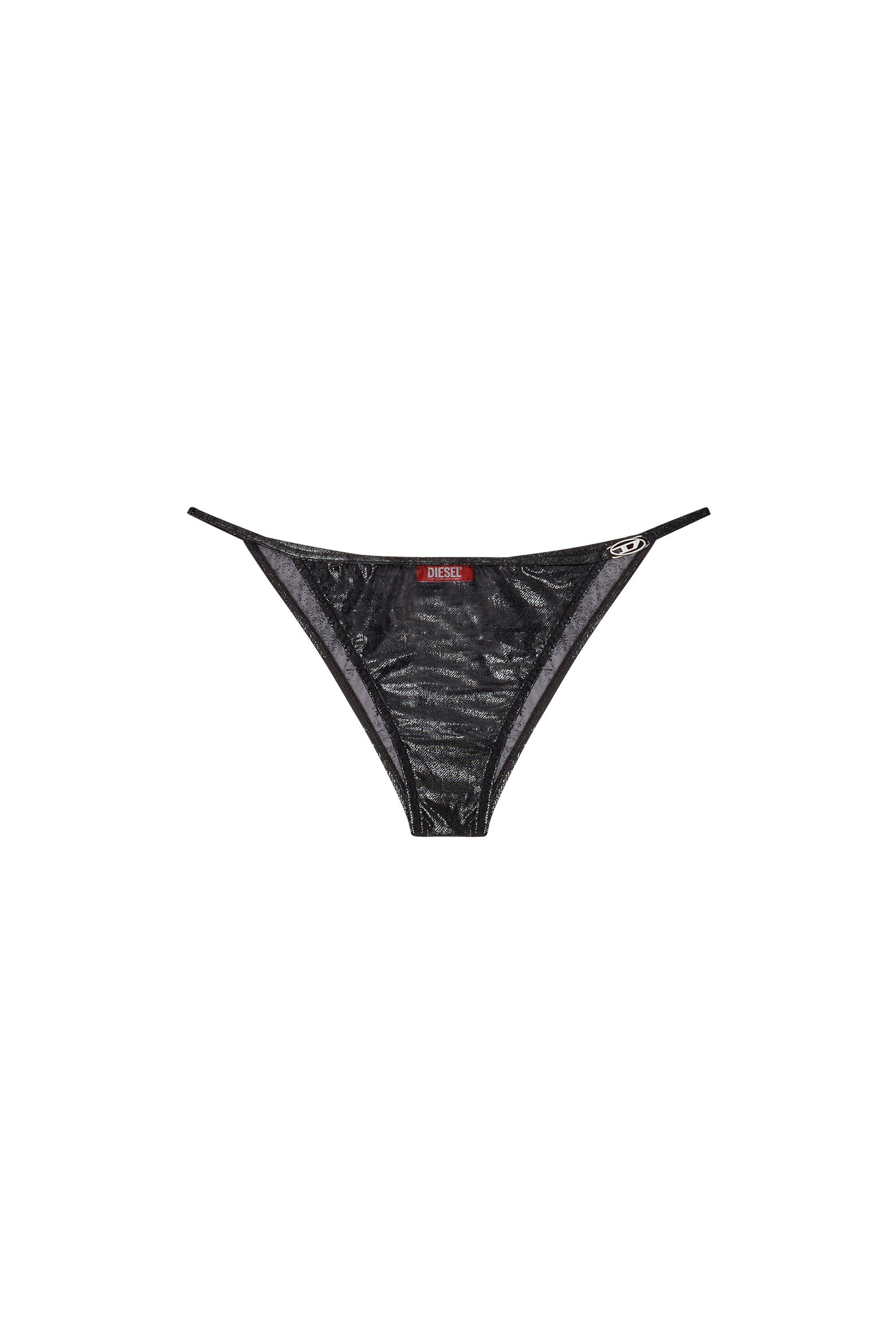 Diesel - PUNCHY-GFT, Slip in nylon con logo Donna in Nero - 2