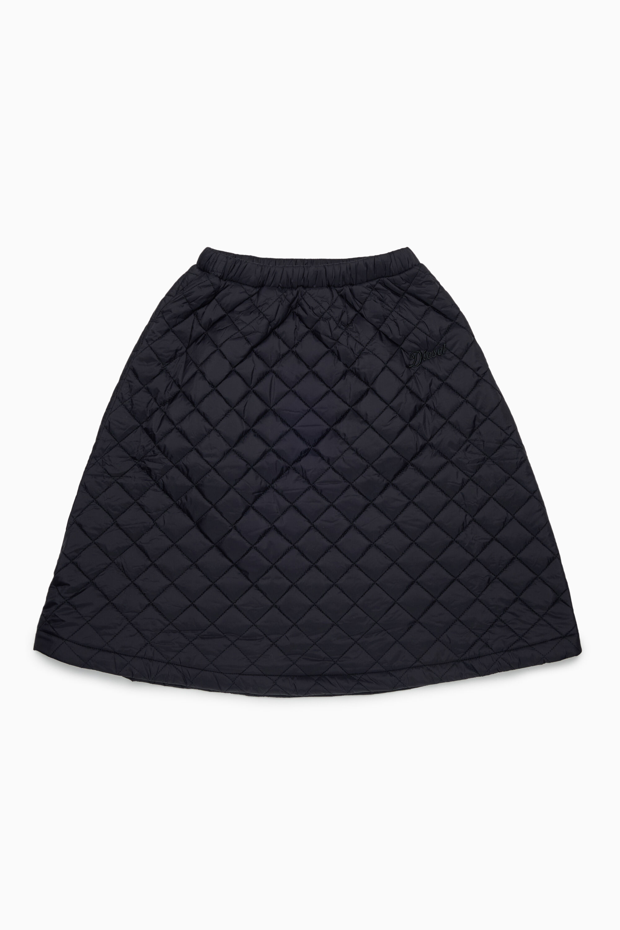 Diesel - GMONTY, Woman's Quilted nylon skirt in Black - 1