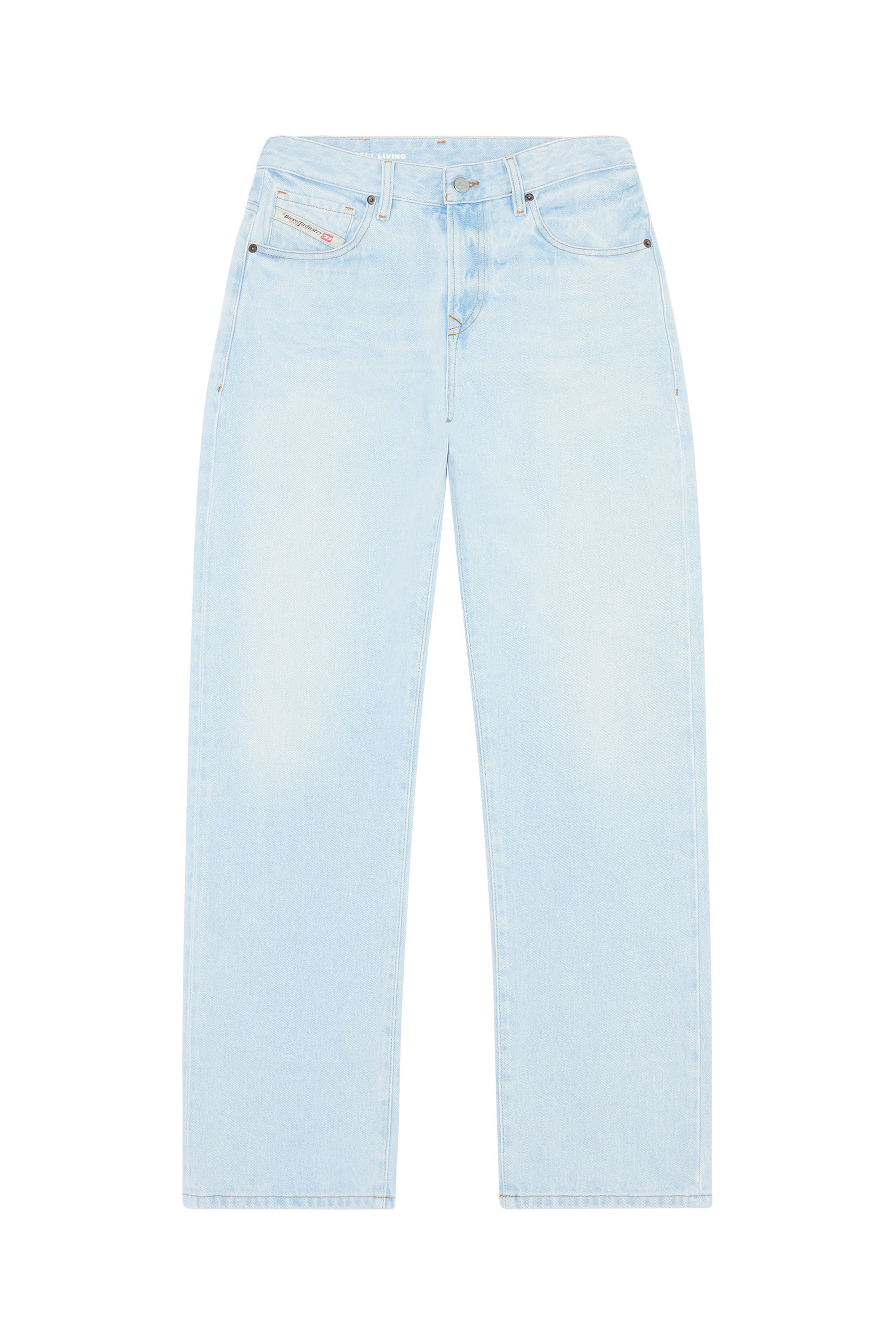 Diesel - Straight Jeans 1999 D-Reggy 007L4, Bleu Clair - Image 2