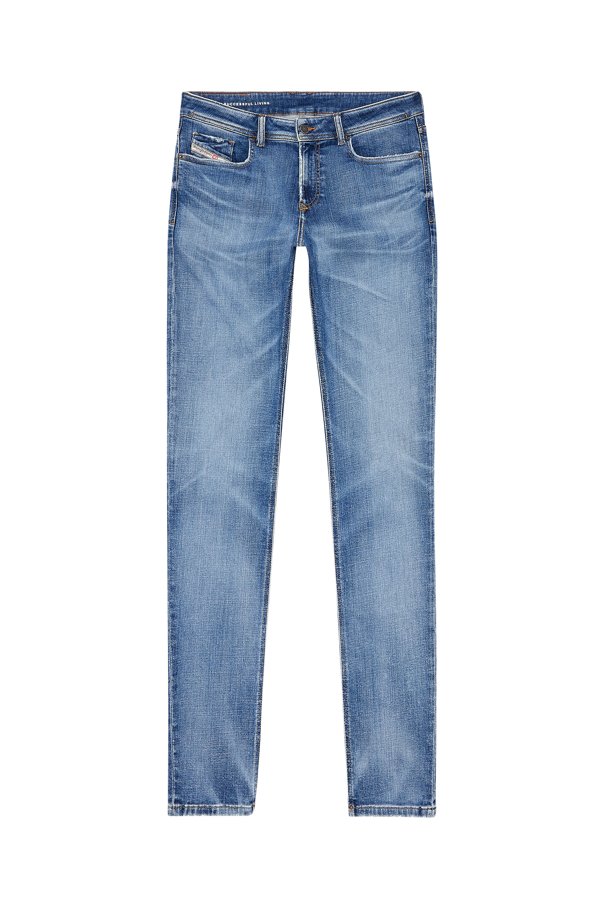 Diesel - Skinny Jeans 1979 Sleenker 09H68, Bleu moyen - Image 2