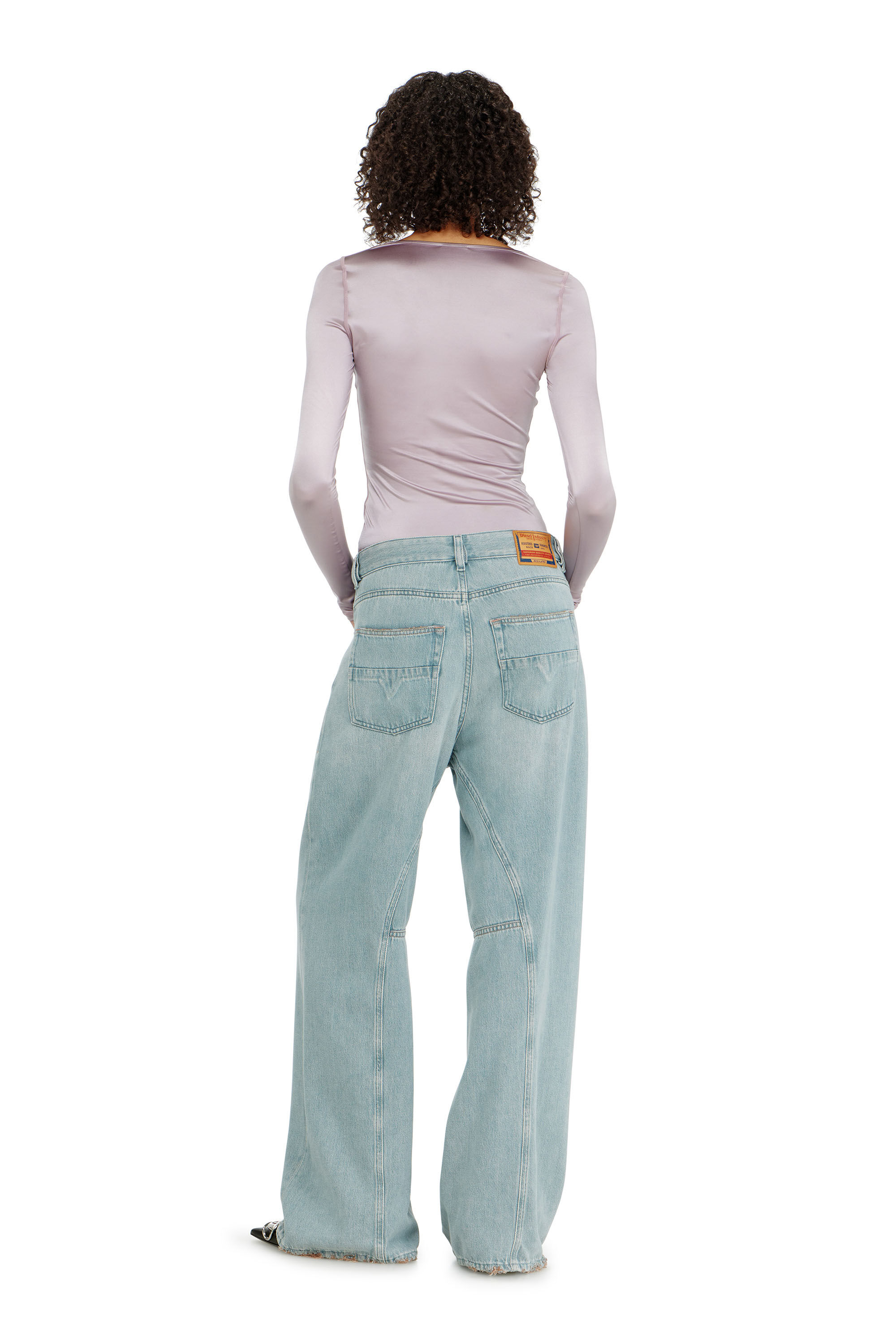 Diesel - Damen Relaxed Jeans 1996 D-Sire 09P84, Hellblau - 3