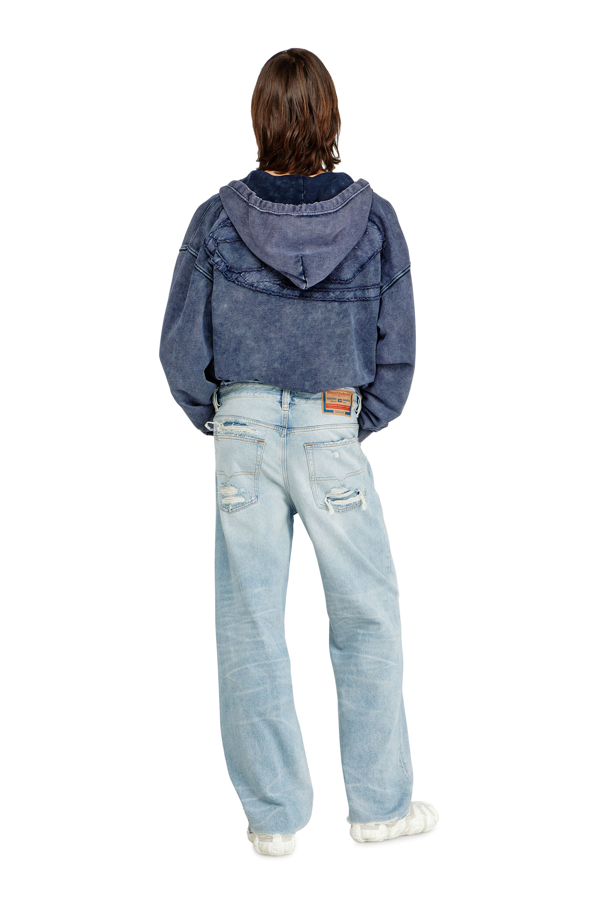 Diesel - Herren Relaxed Jeans 2001 D-Macro 09M53, Hellblau - 3