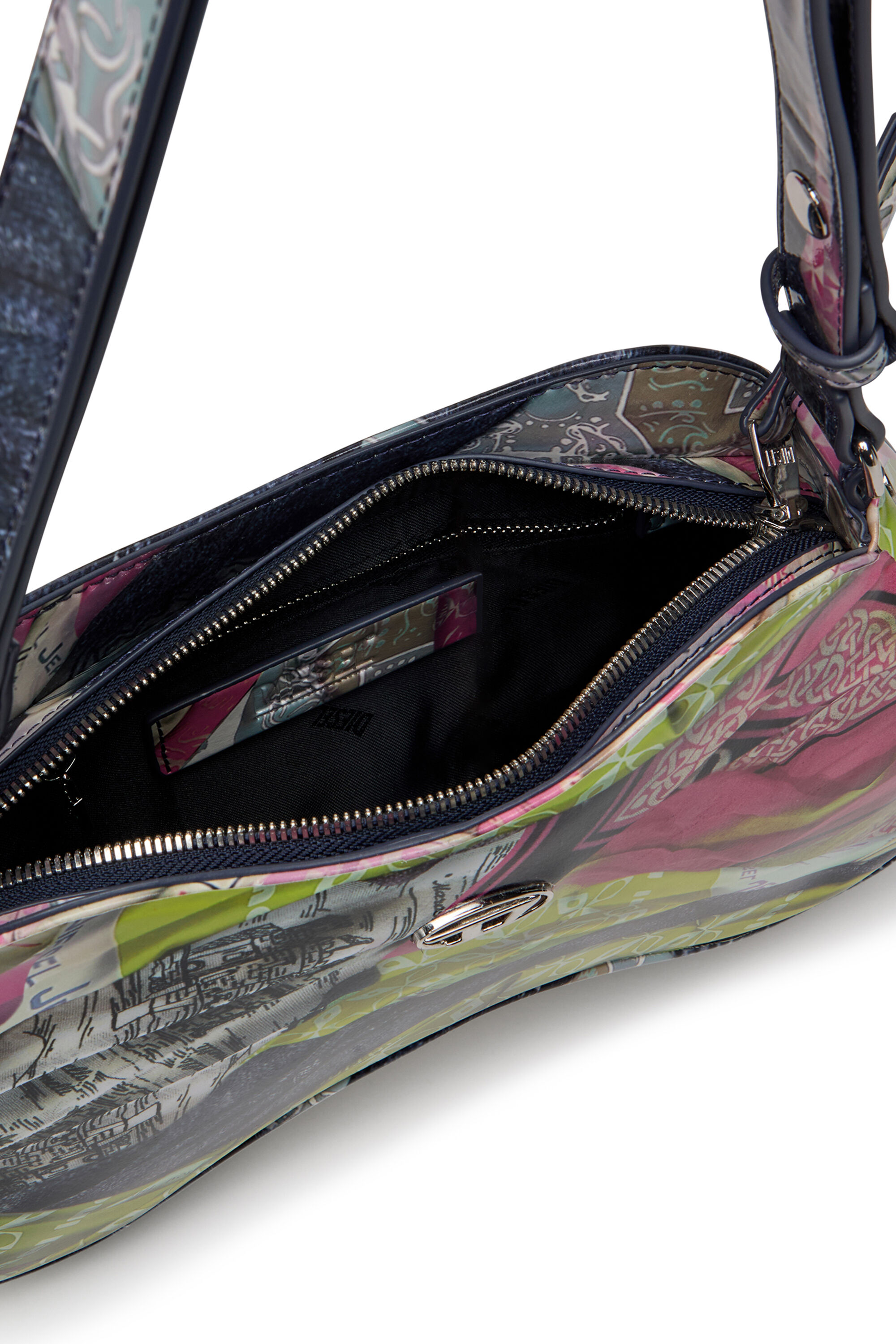 Diesel - PLAY SHOULDER, Play-Borsa a spalla lucida Donna in Multicolor - 2