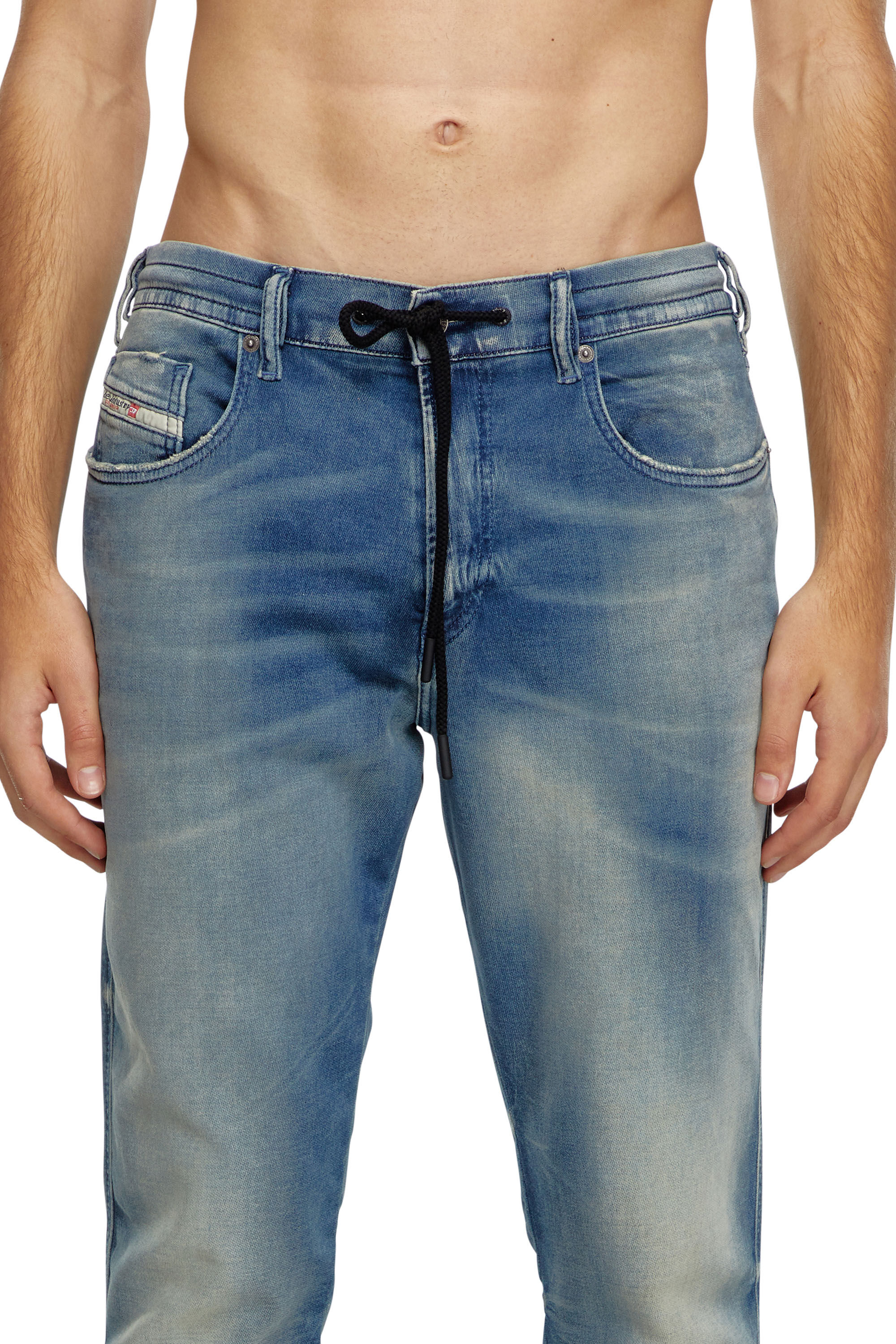 Diesel - Uomo Slim 2060 D-Strukt Joggjeans® 068MG, Blu medio - Image 5