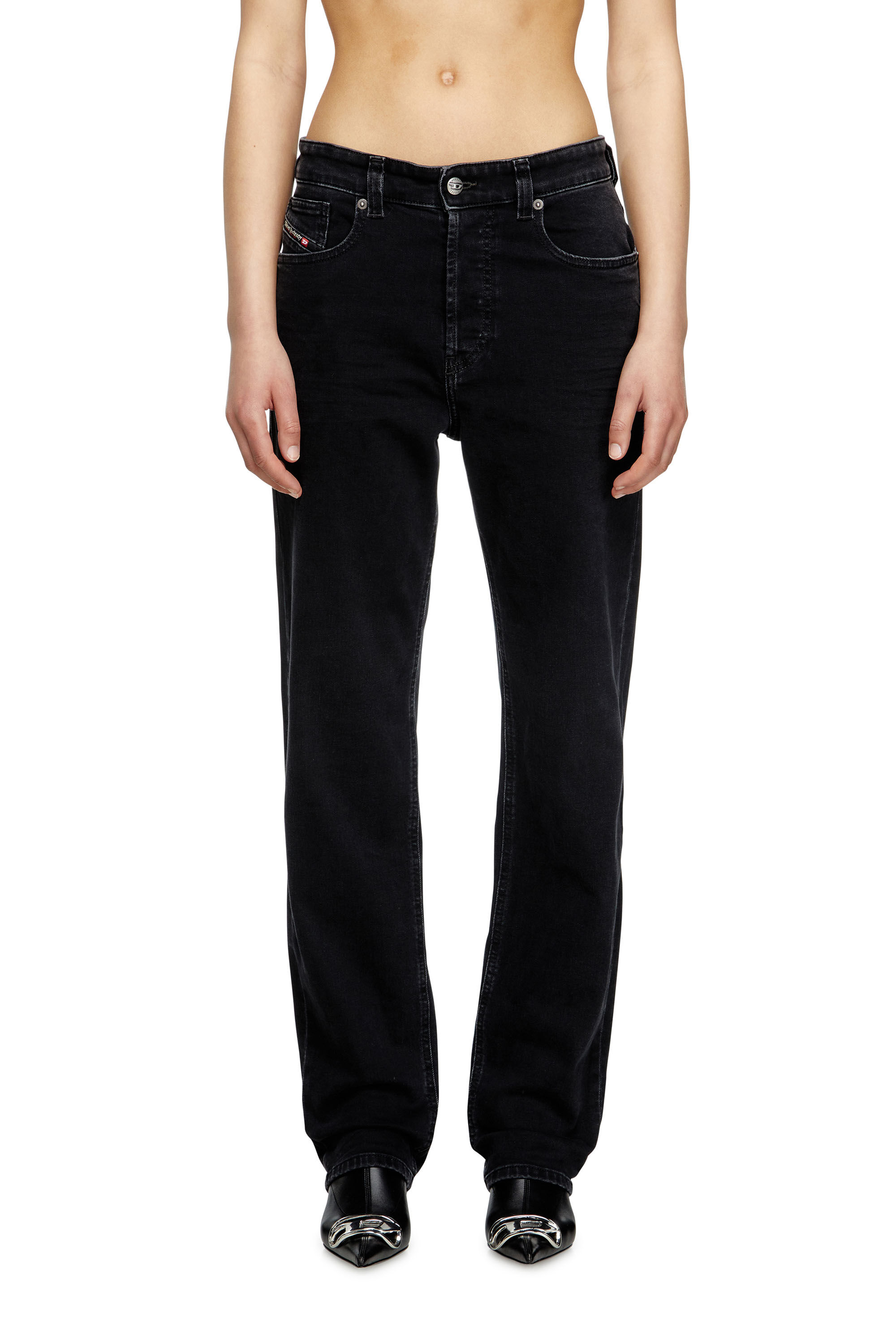 Diesel - Regular Jeans 1988 D-Ark 09M69 Femme, Noir/Gris foncé - Image 3