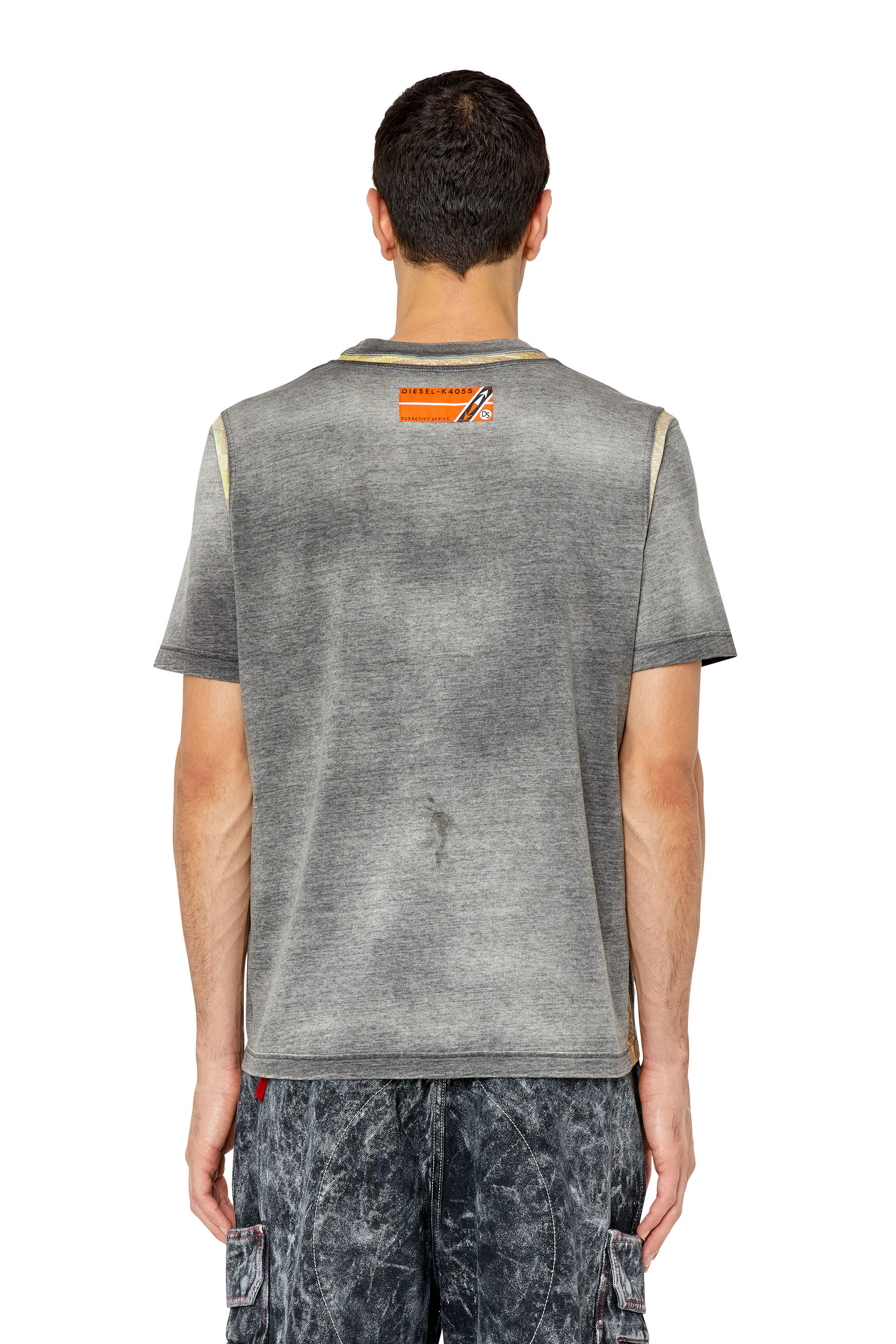 Diesel - T-JUSTINDI, Grau - Image 4