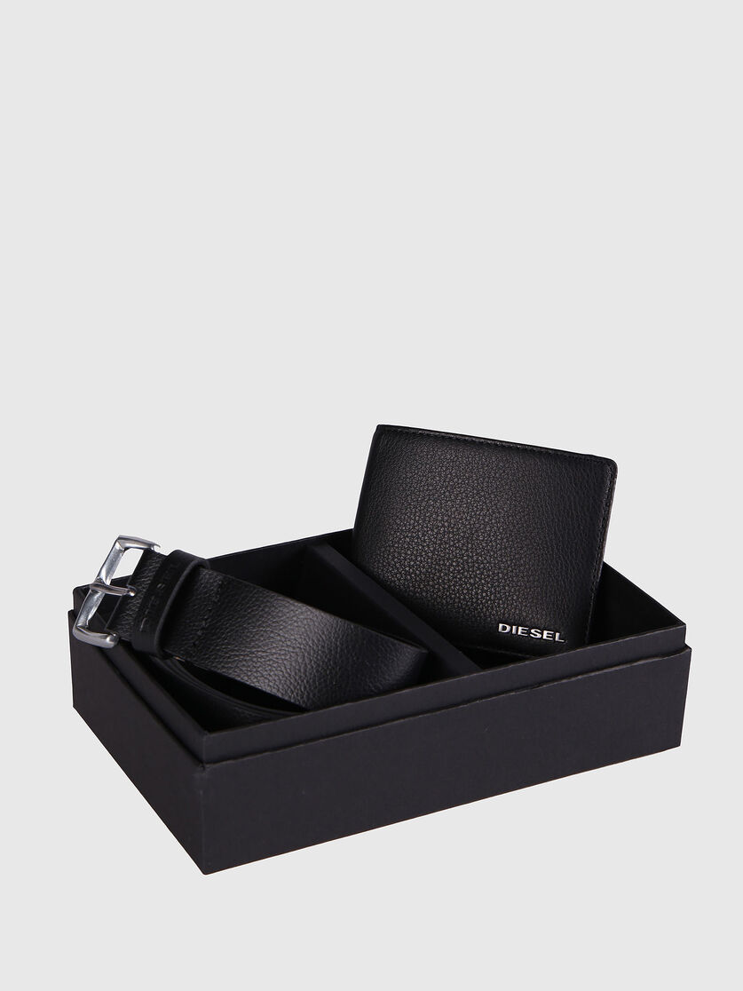 Sterling Box I Herren Set Aus Portemonnaie Und Gürtel Diesel