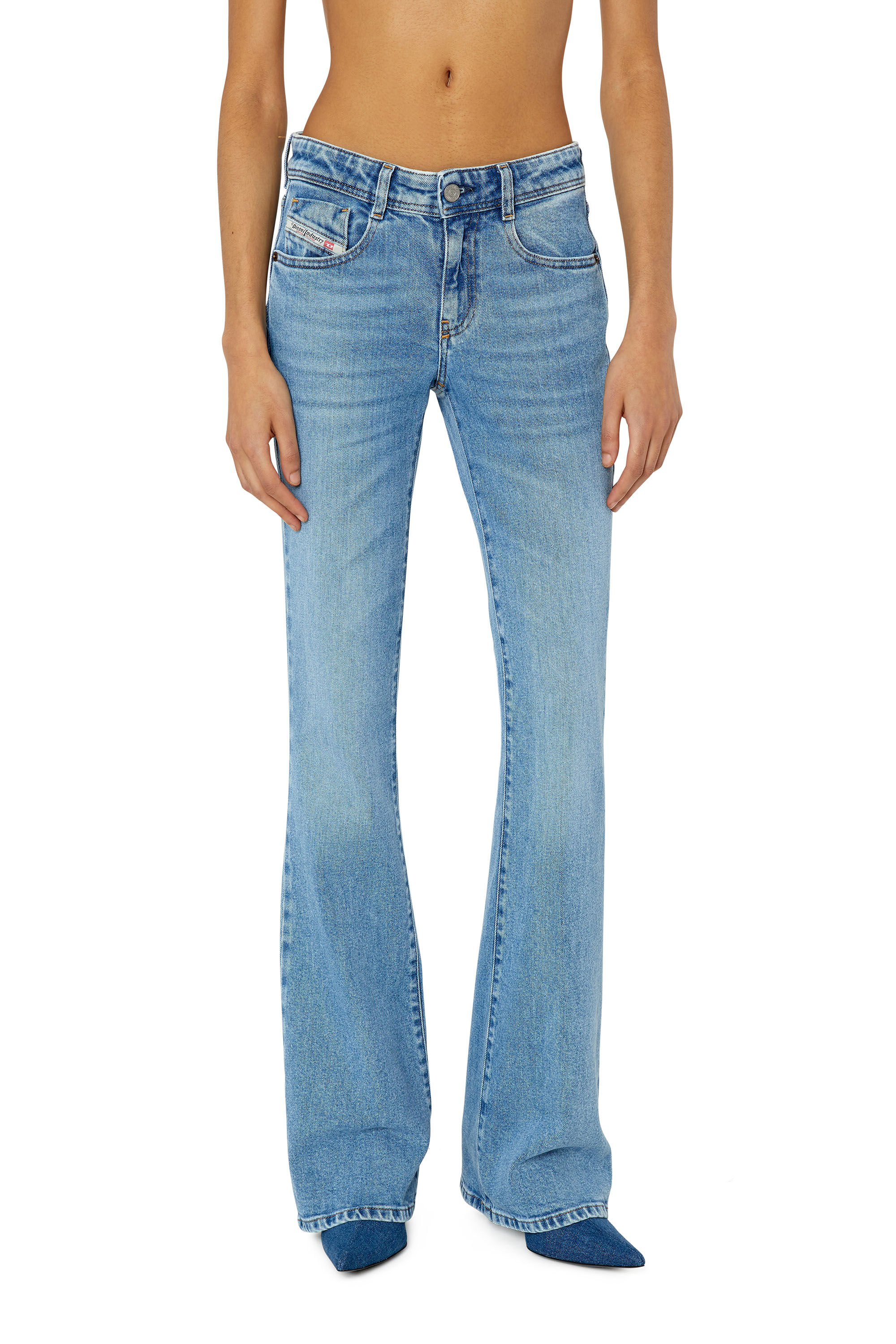 Diesel - Bootcut and Flare Jeans 1969 D-Ebbey 9B92L, Bleu Clair - Image 3