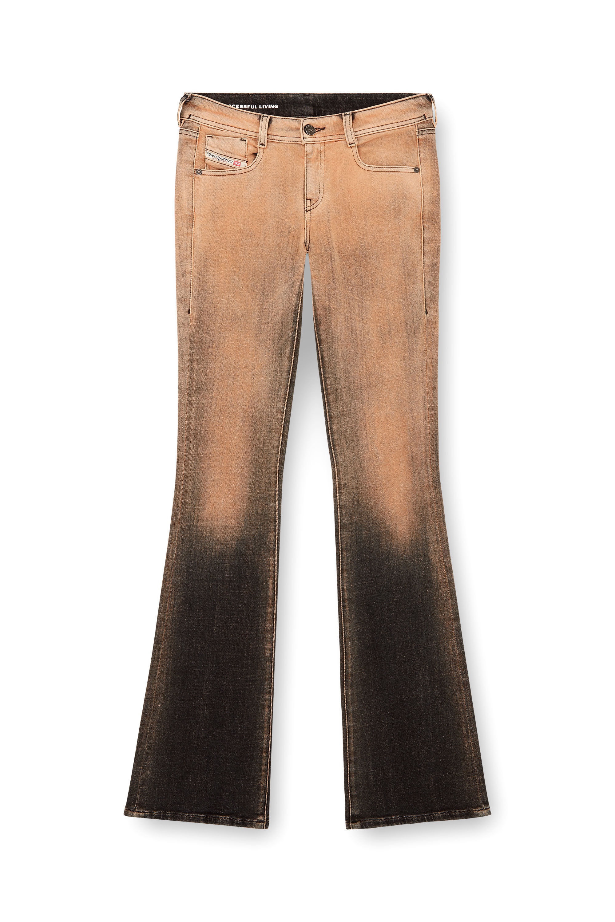 Diesel - Donna Bootcut and Flare Jeans 1969 D-Ebbey 09K12, Nero/Rosa - Image 2