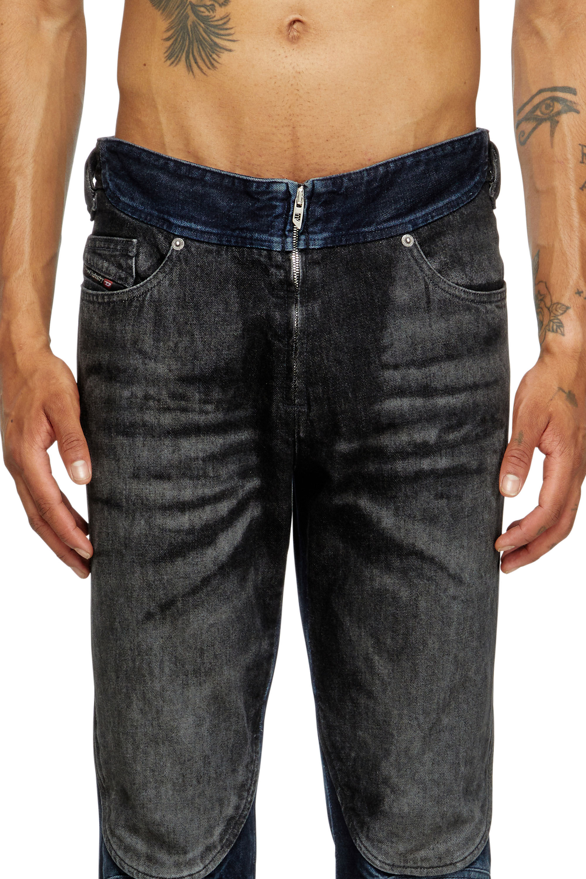 Diesel - Regular Jeans D-Bucy 007BX Homme, Bleu Foncé - Image 5