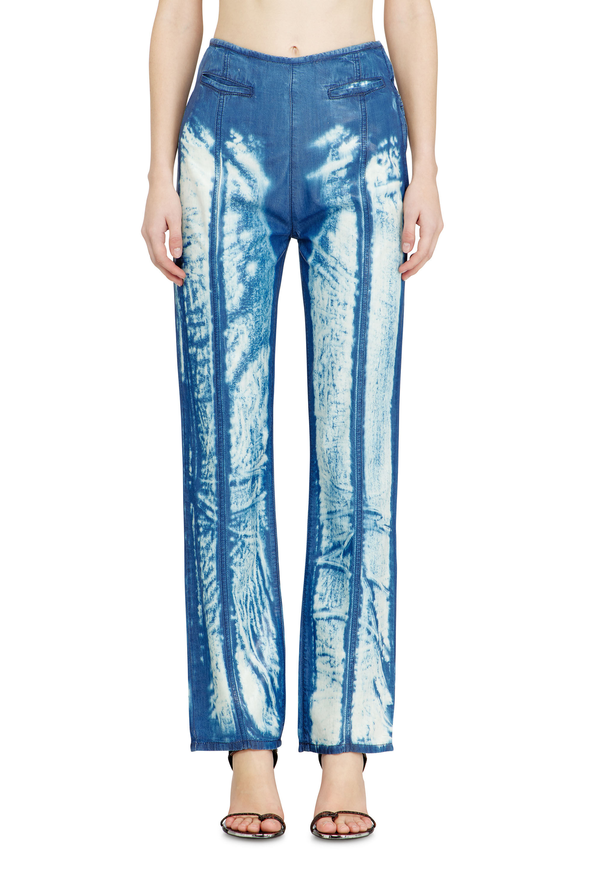 Diesel - Slim Jeans D-LYSAR 068XC Donna, Blu medio - Image 3