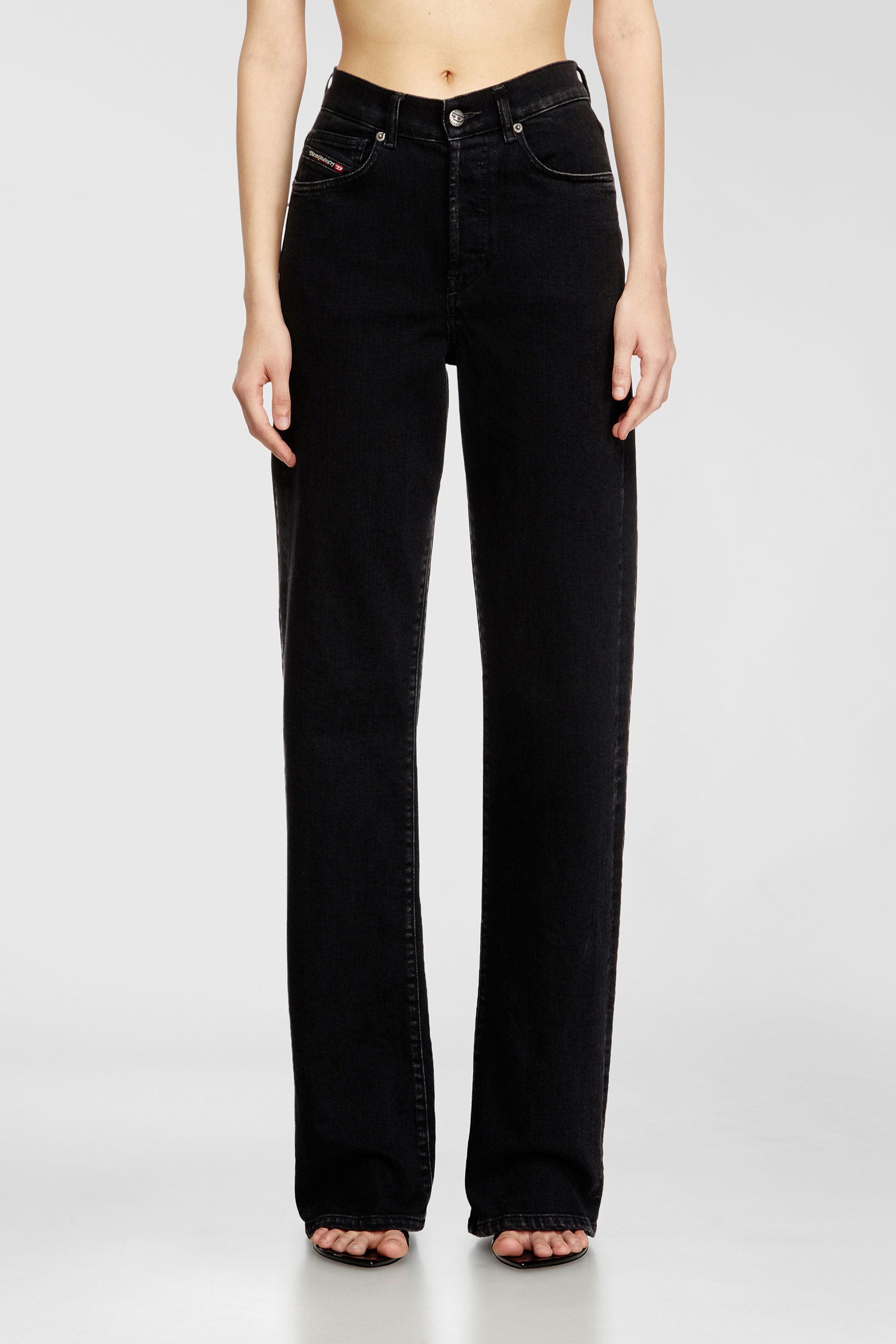Diesel - Damen Regular Jeans 1971 D-Sent 09N89, Schwarz/Dunkelgrau - 2