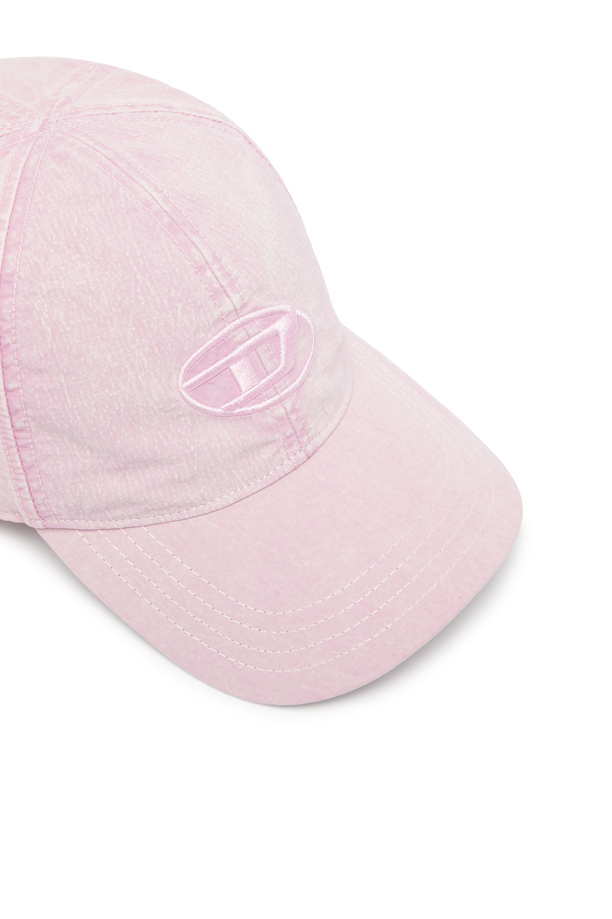 Diesel - C-NYLOFF, Cappellino da baseball con Oval D ricamato Uomo in Rosa - 3