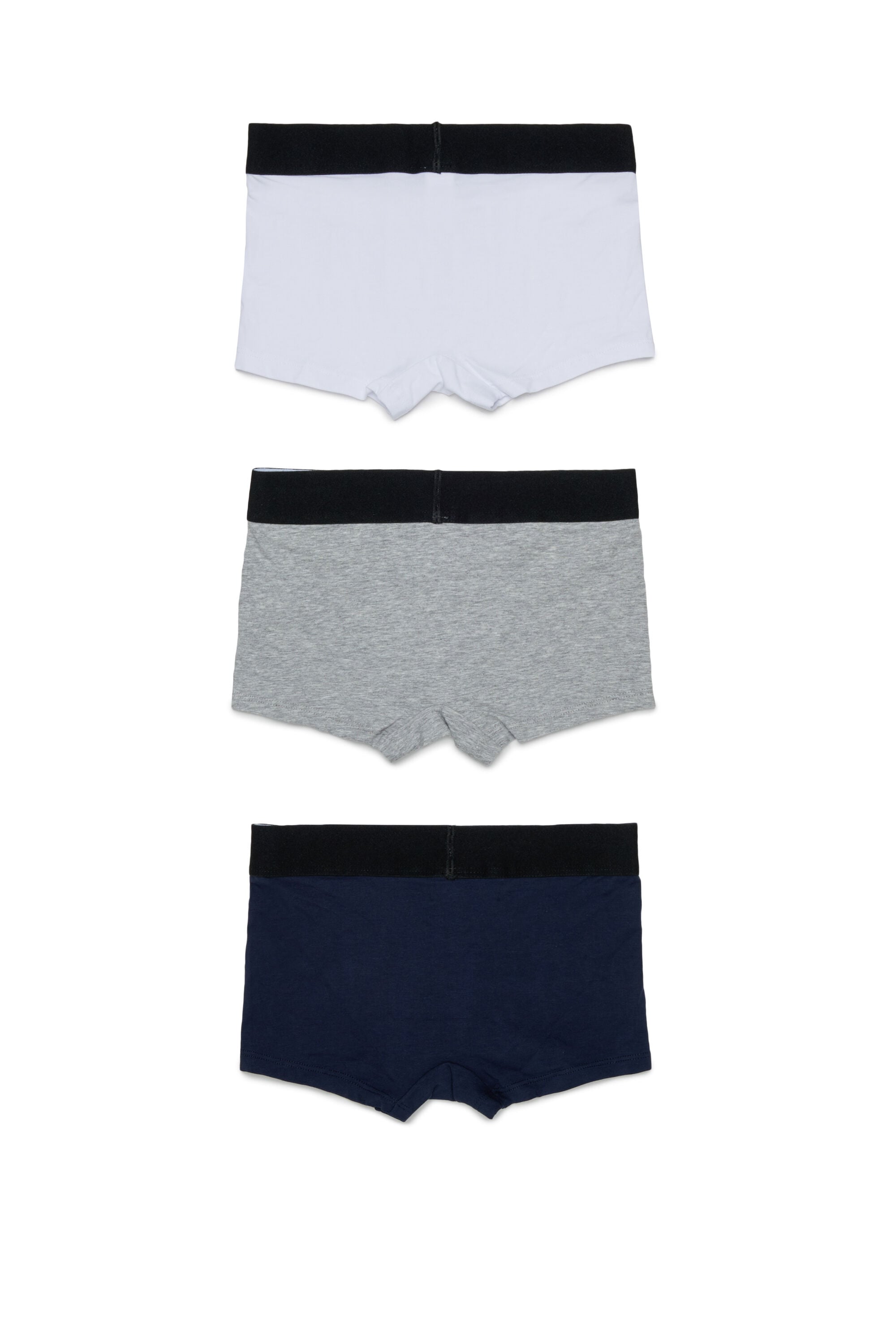 Diesel - UM-UMILLOTRIPACK-DD, Herren 3er-Pack Boxershorts aus stretch-baumwolle in Grau/Schwarz - 2